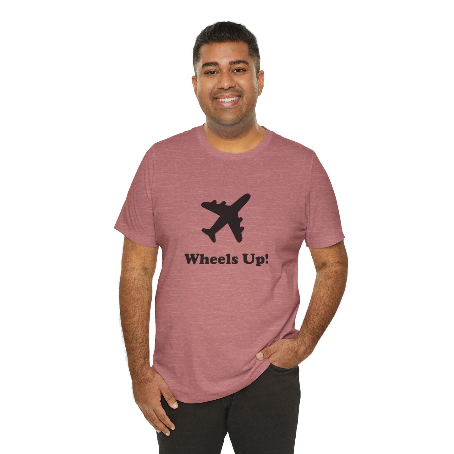 Wheels Up! - Unisex Soft Heather T-Shirt