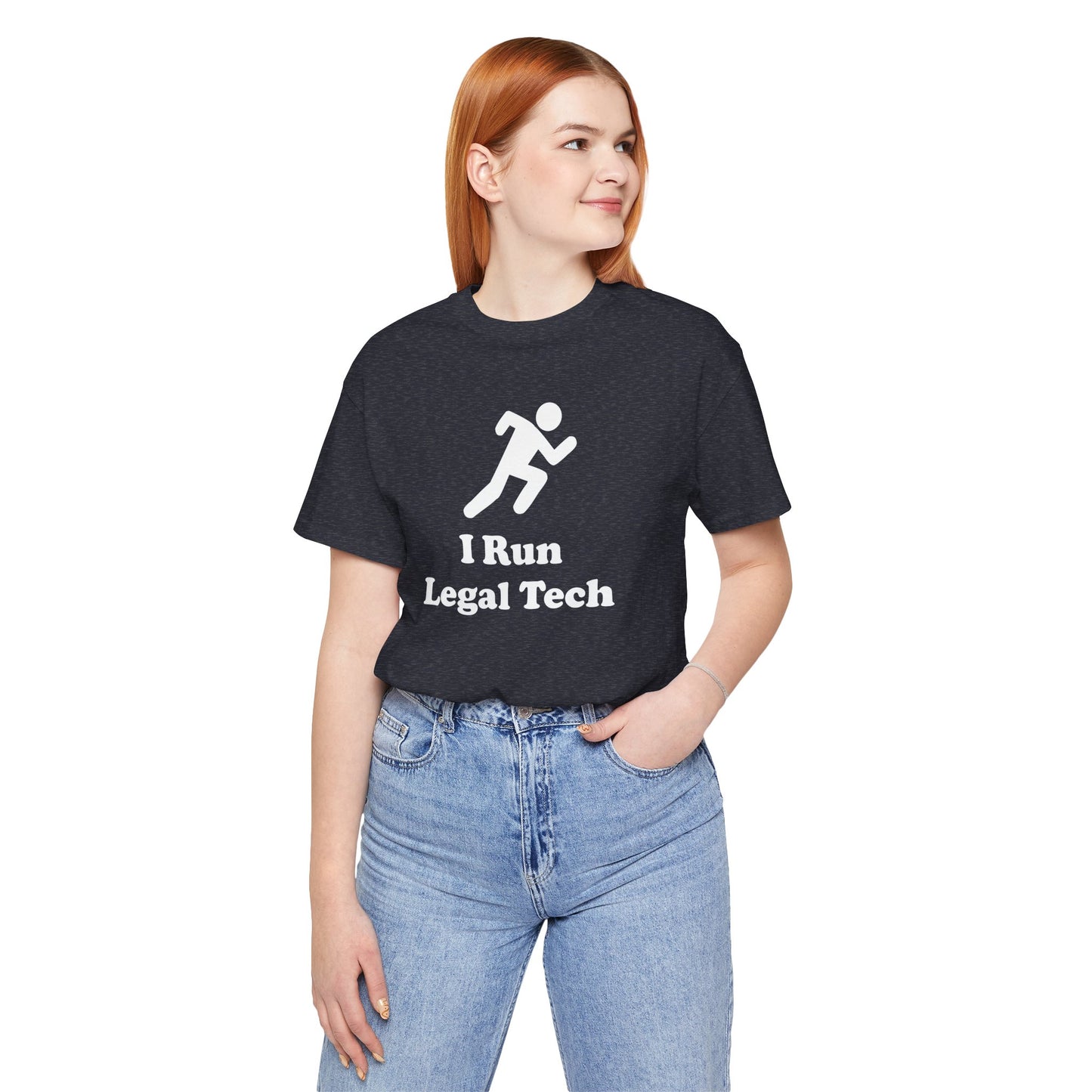 I Run Legal Tech - Unisex Soft Heather T-Shirt