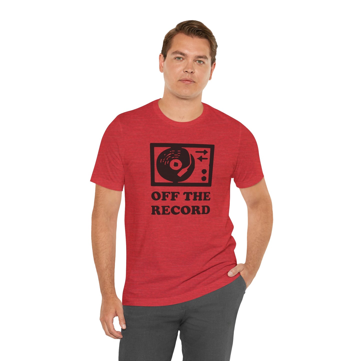 Off The Record - Unisex - Soft Heather T-Shirt