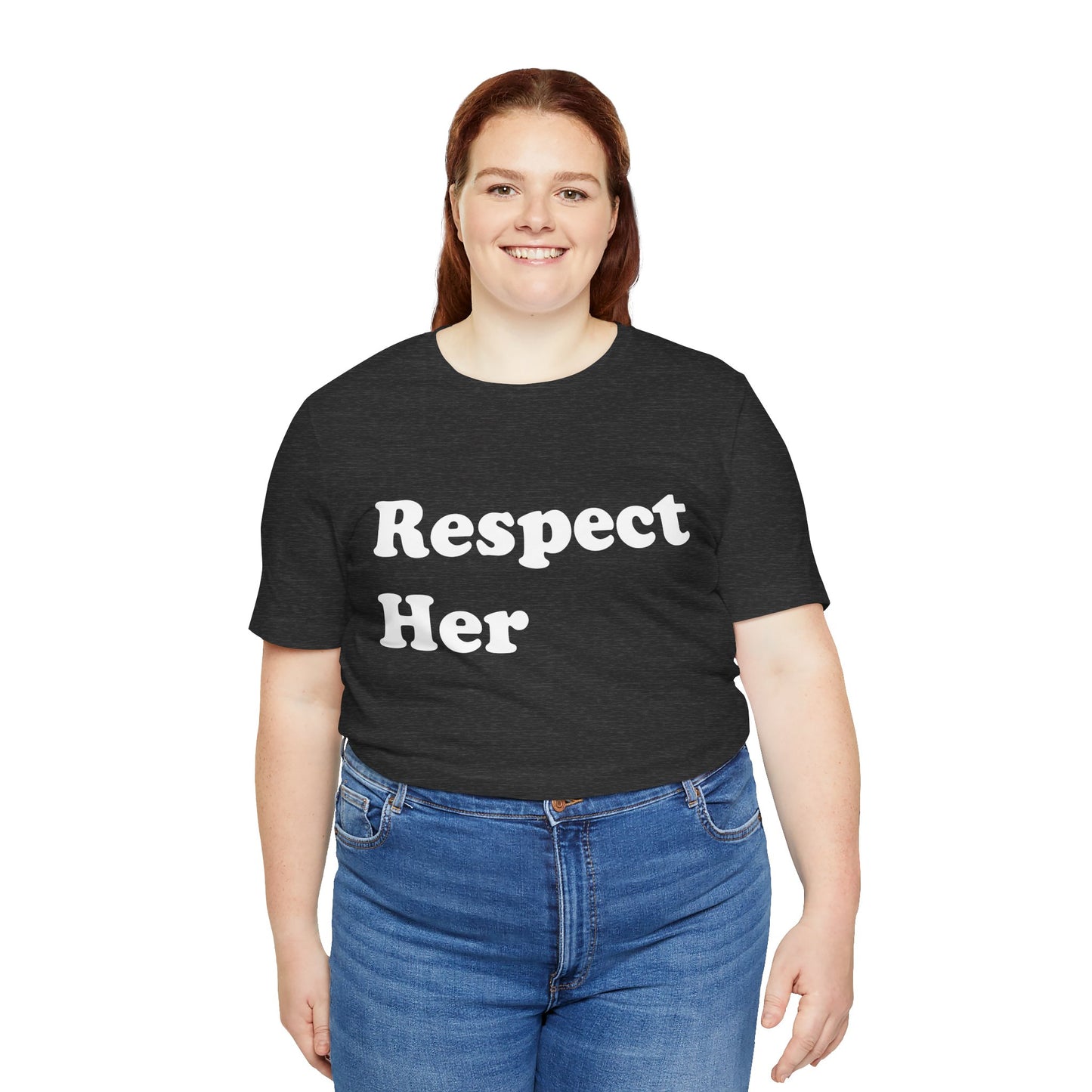 Respect Her - Unisex Soft Heather T-Shirt