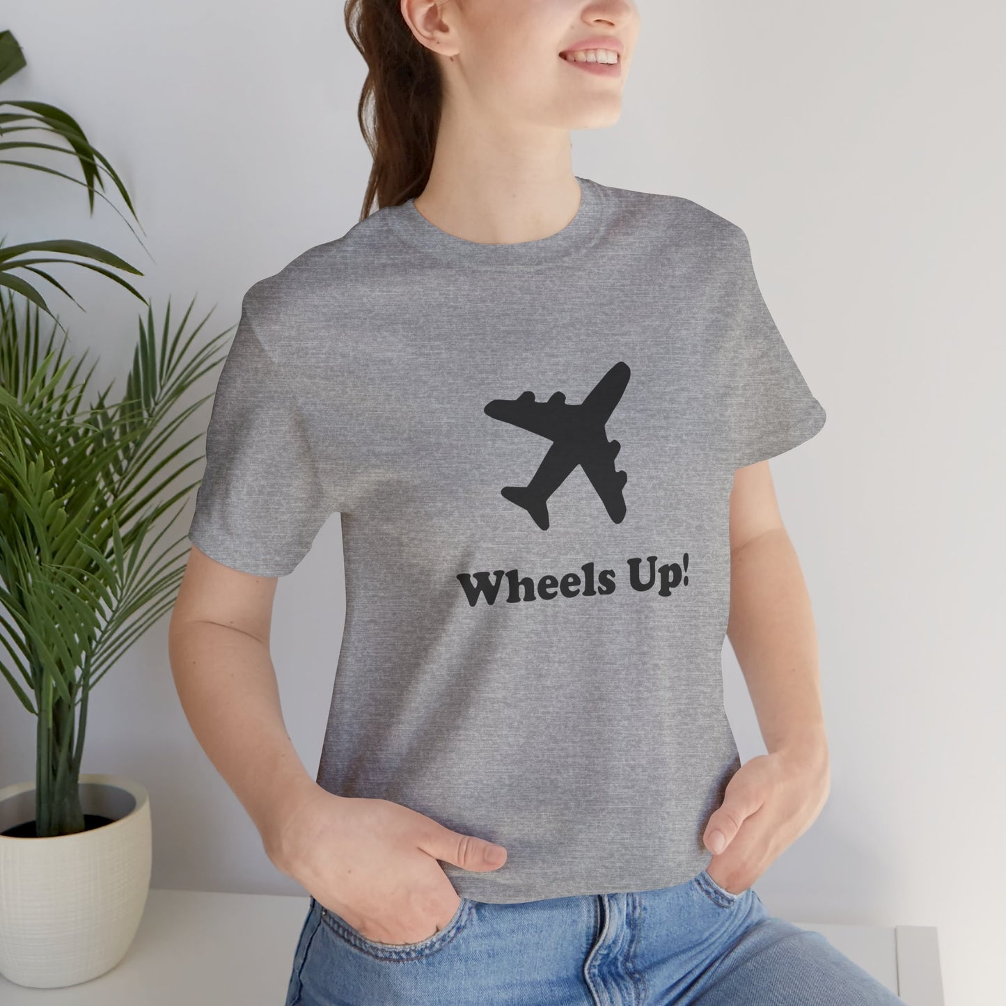 Wheels Up! - Unisex Soft Heather T-Shirt
