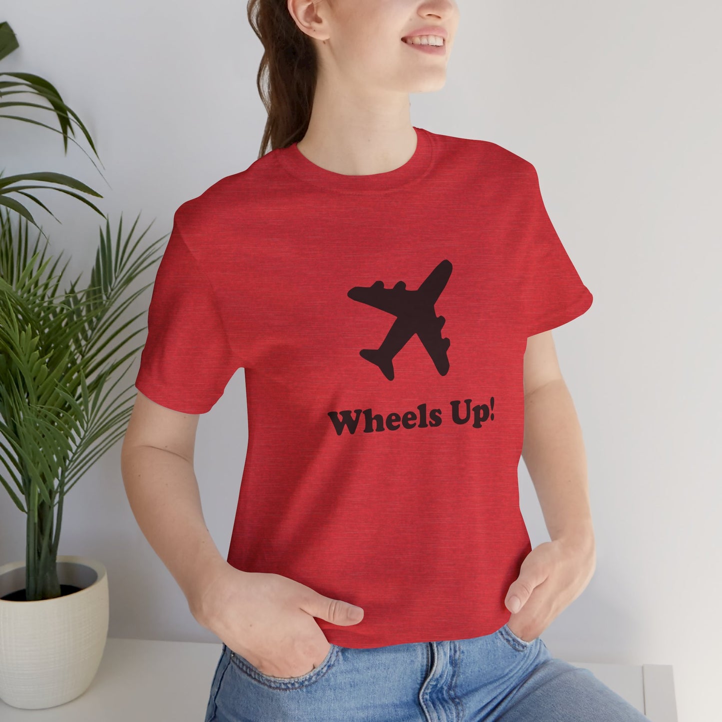 Wheels Up! - Unisex Soft Heather T-Shirt