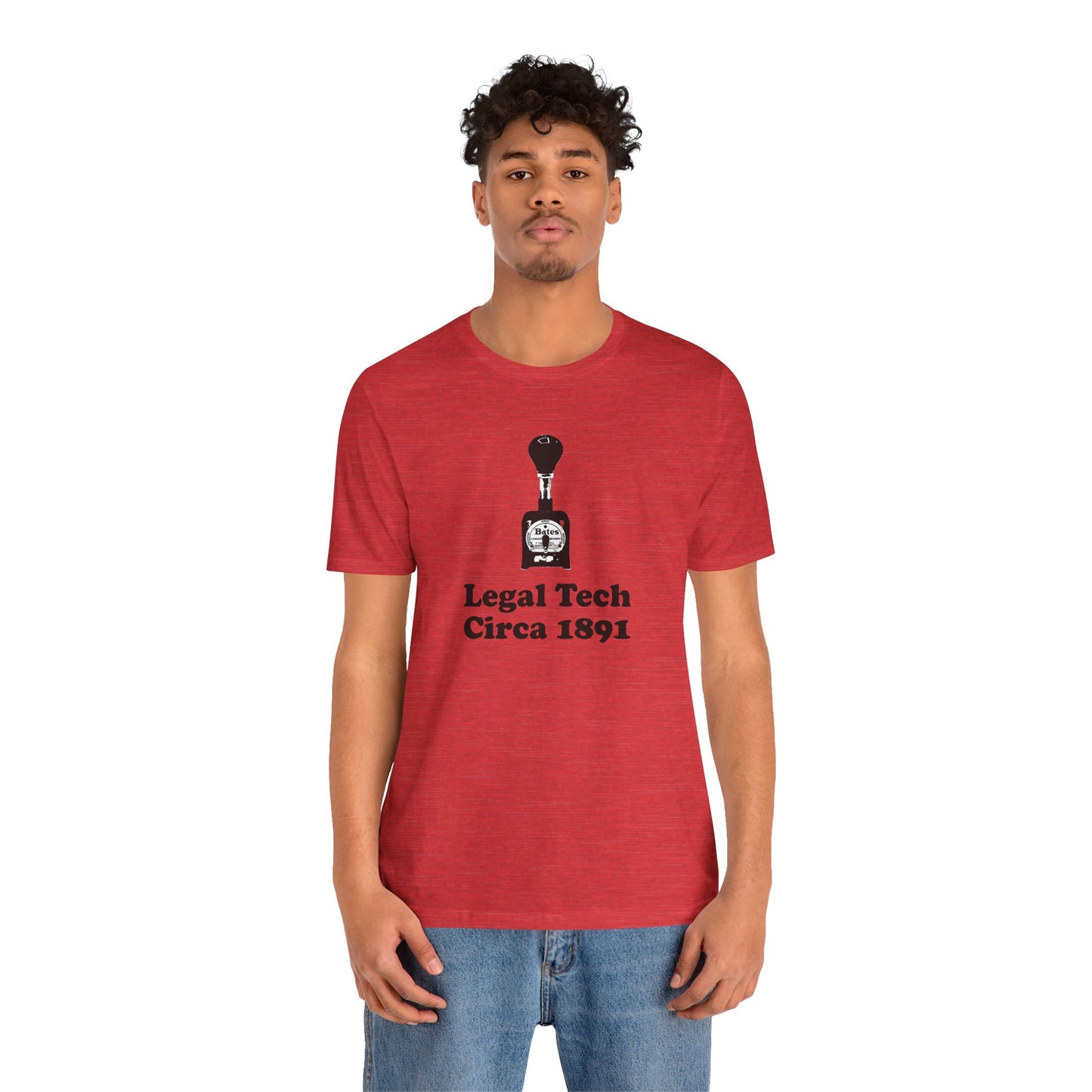 Bates Stamper - Unisex - Soft Heather T-Shirt