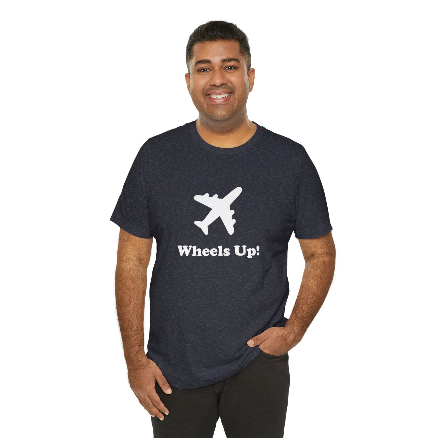 Wheels Up! - Unisex Soft Heather T-Shirt