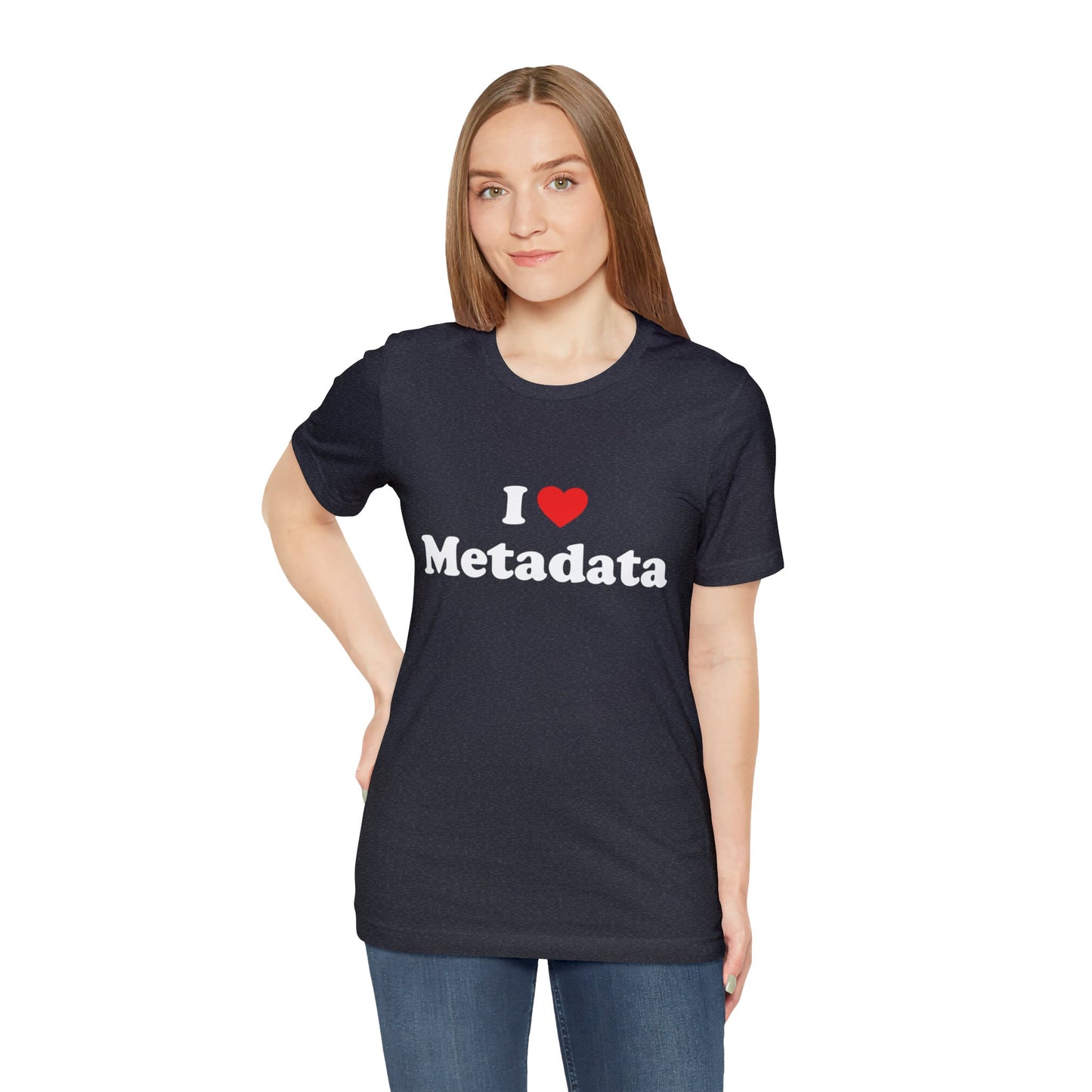 I Heart Metadata - Unisex - Soft Heather T-Shirt