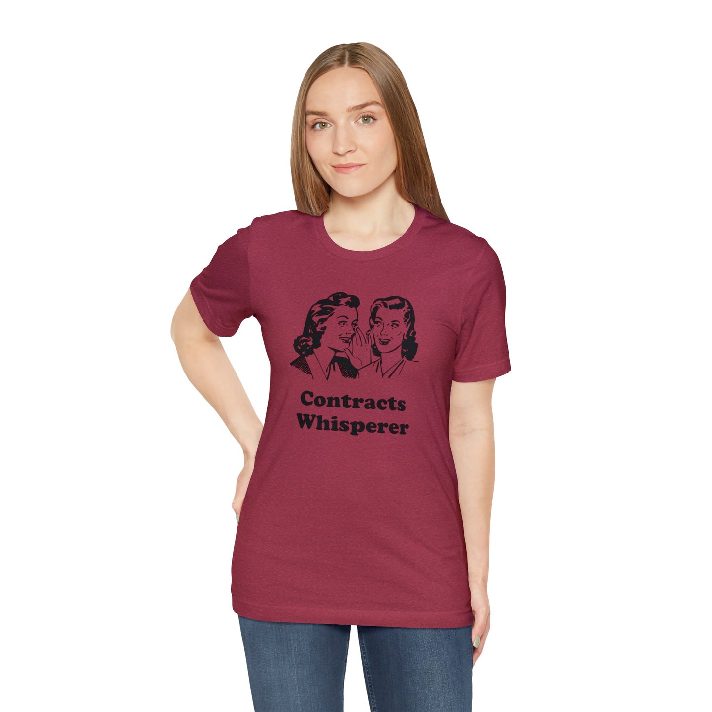 Contracts Whisperer - Unisex - Soft Heather T-Shirt