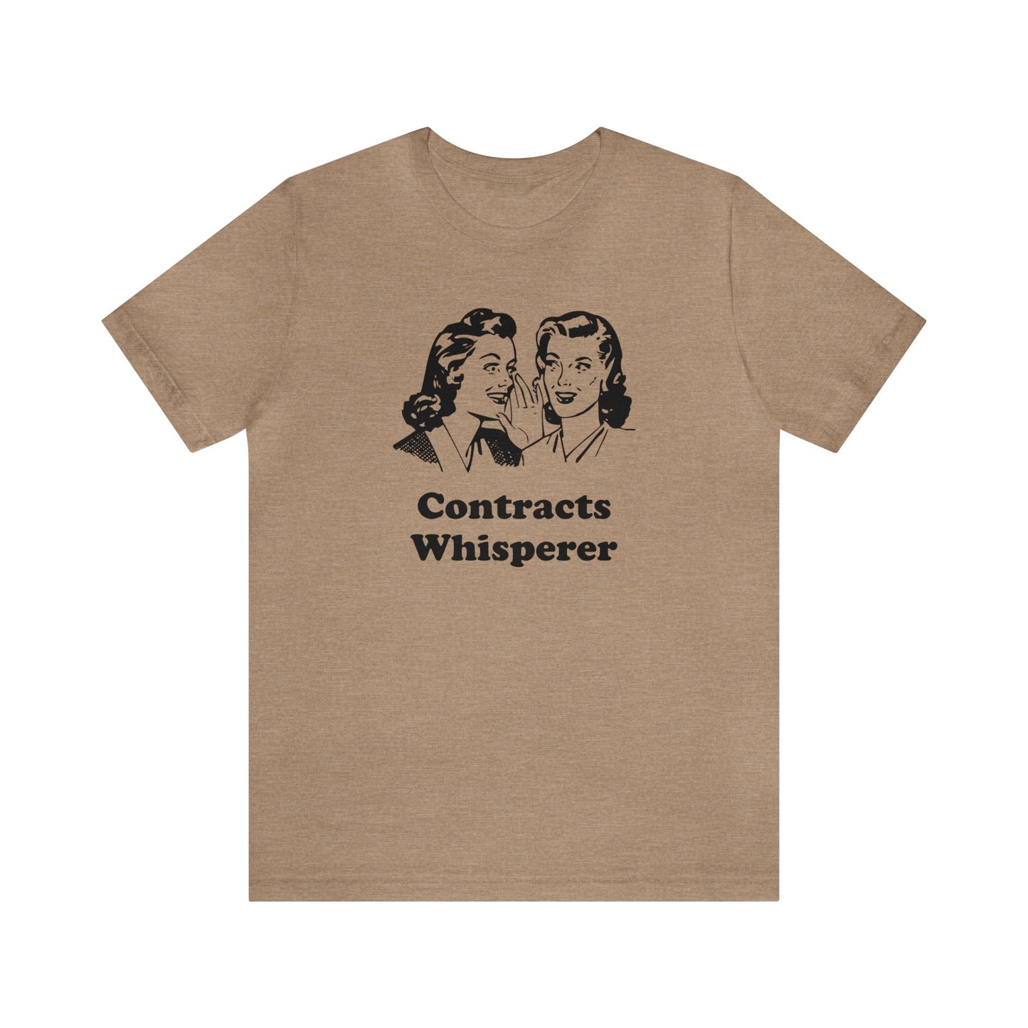 Contracts Whisperer - Unisex - Soft Heather T-Shirt