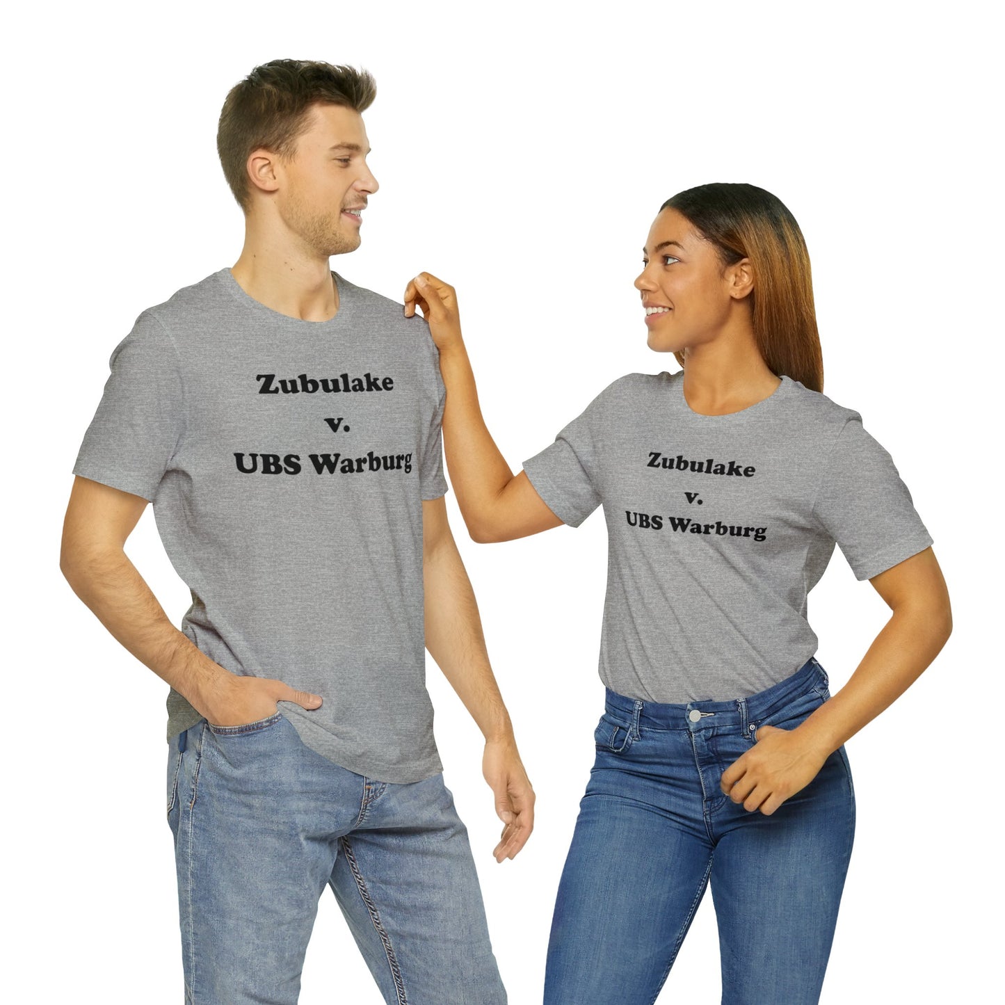 Zubulake v. UBS Warburg - Unisex - Soft Heather T-Shirt