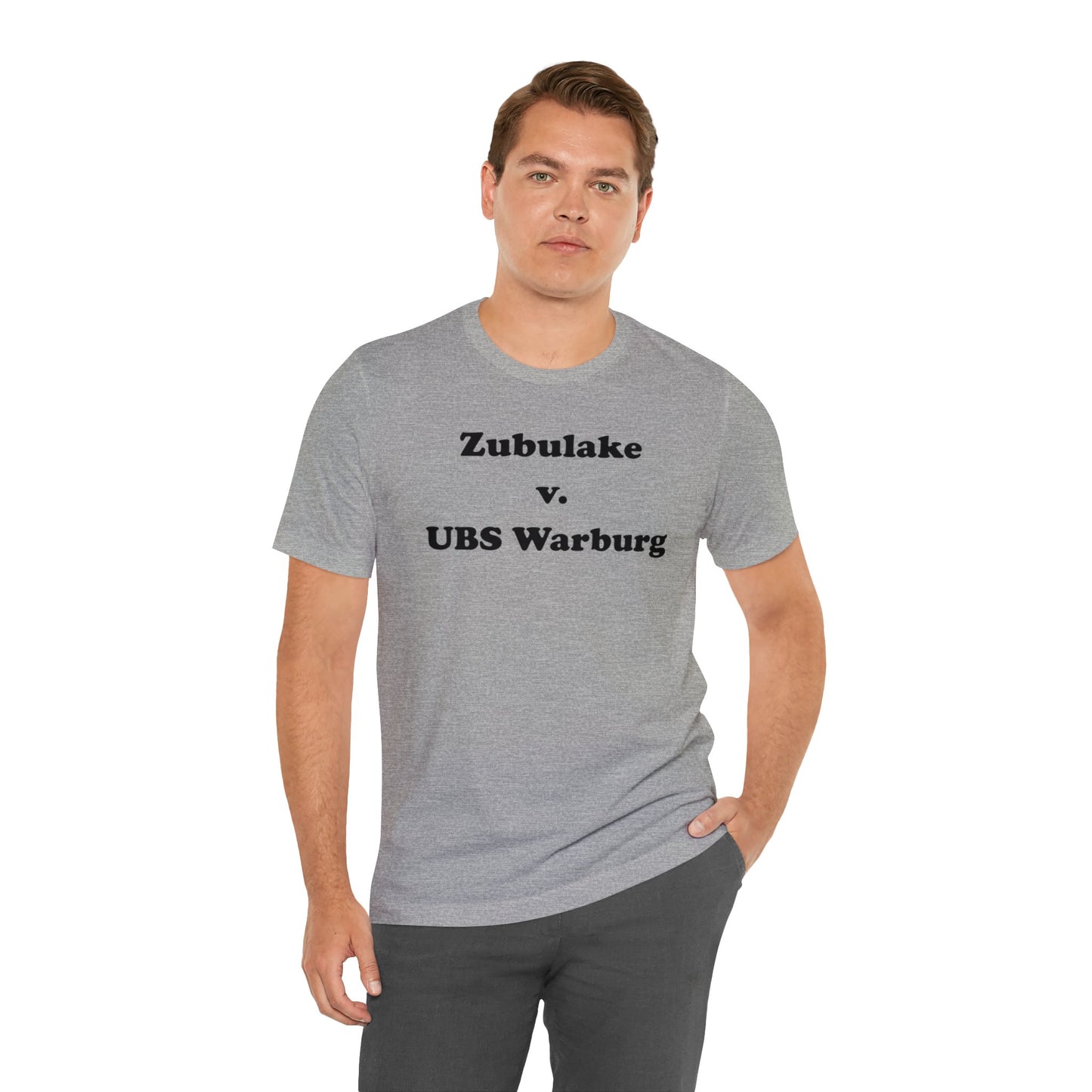 Zubulake v. UBS Warburg - Unisex - Soft Heather T-Shirt