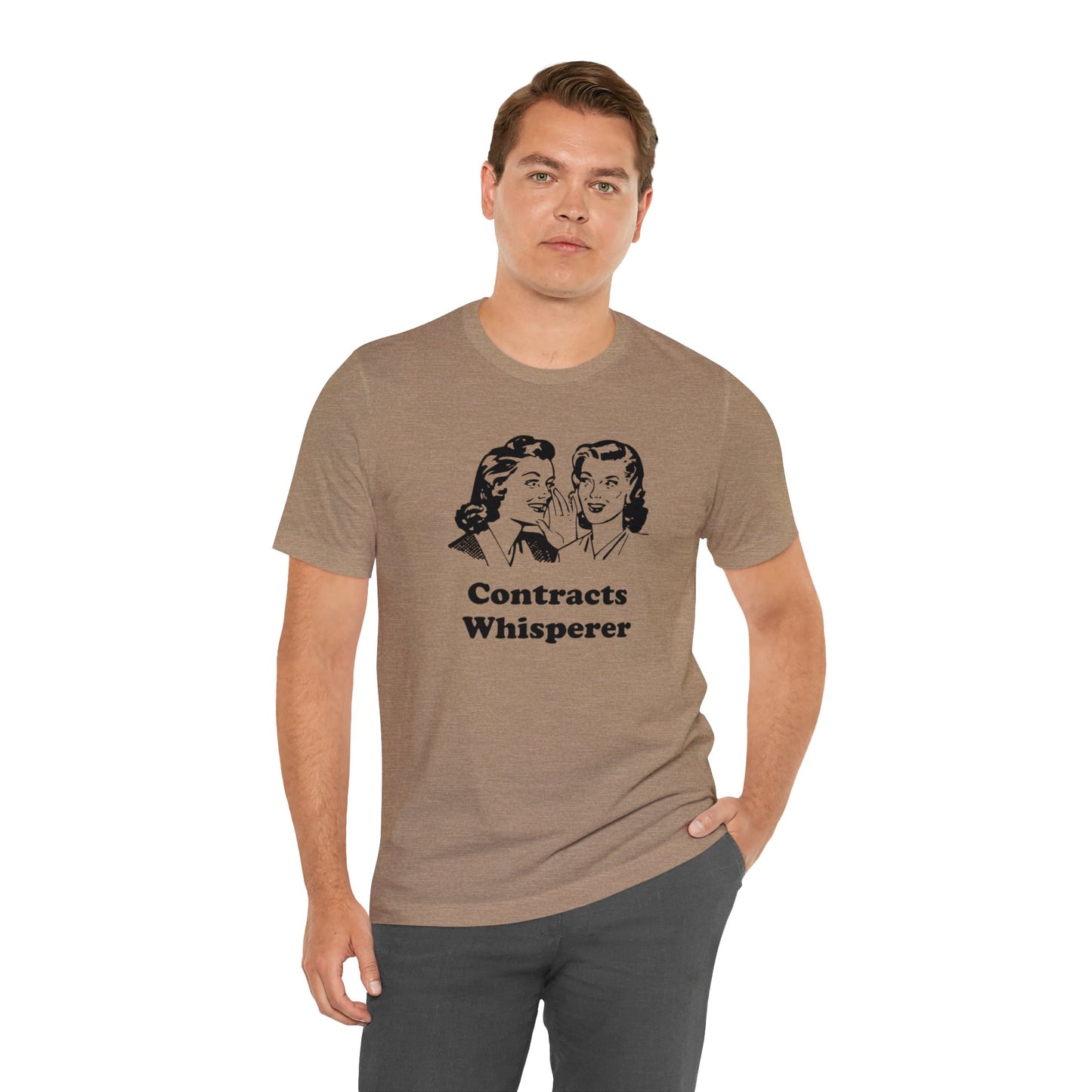 Contracts Whisperer - Unisex - Soft Heather T-Shirt