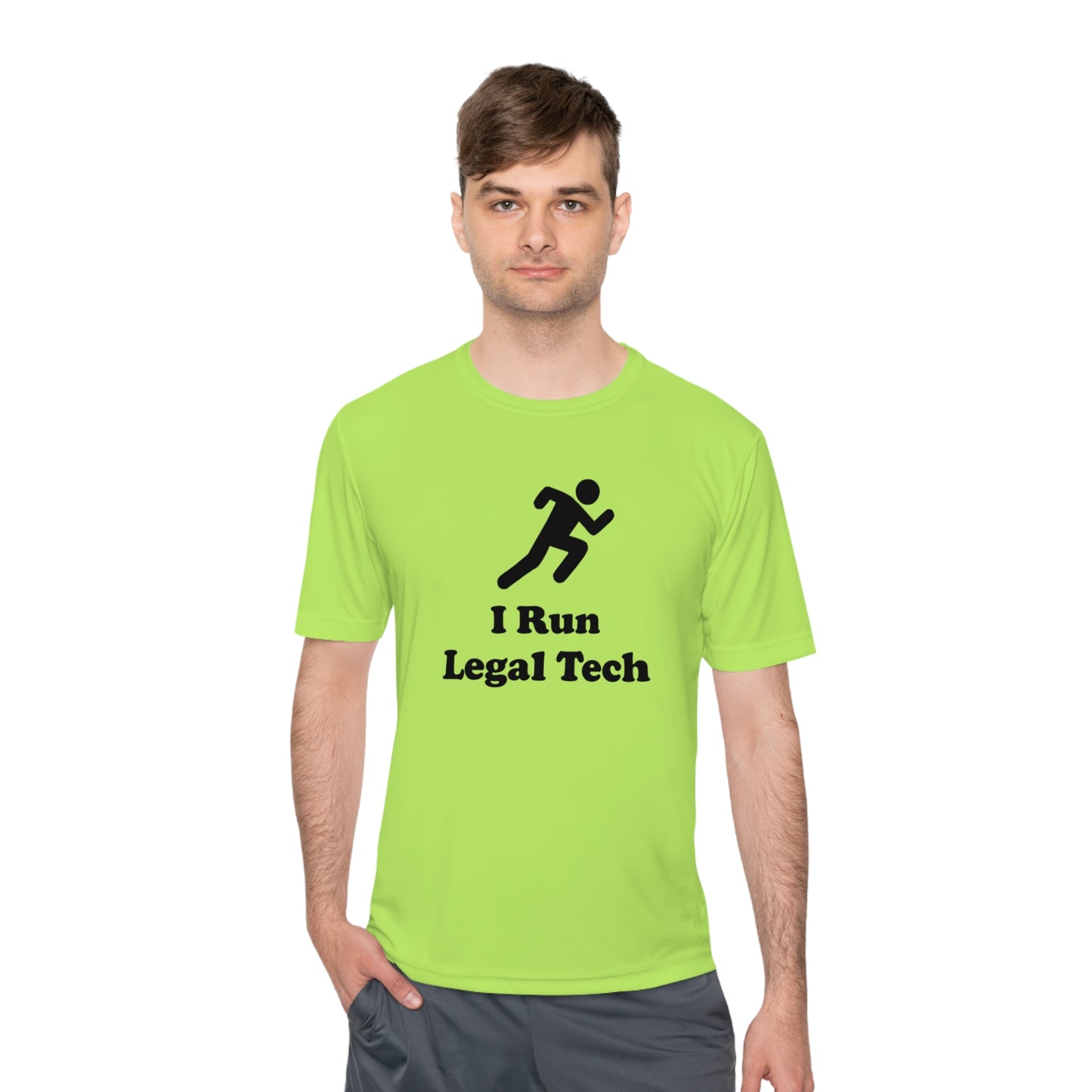 I Run Legal Tech - Unisex Moisture Wicking Tee