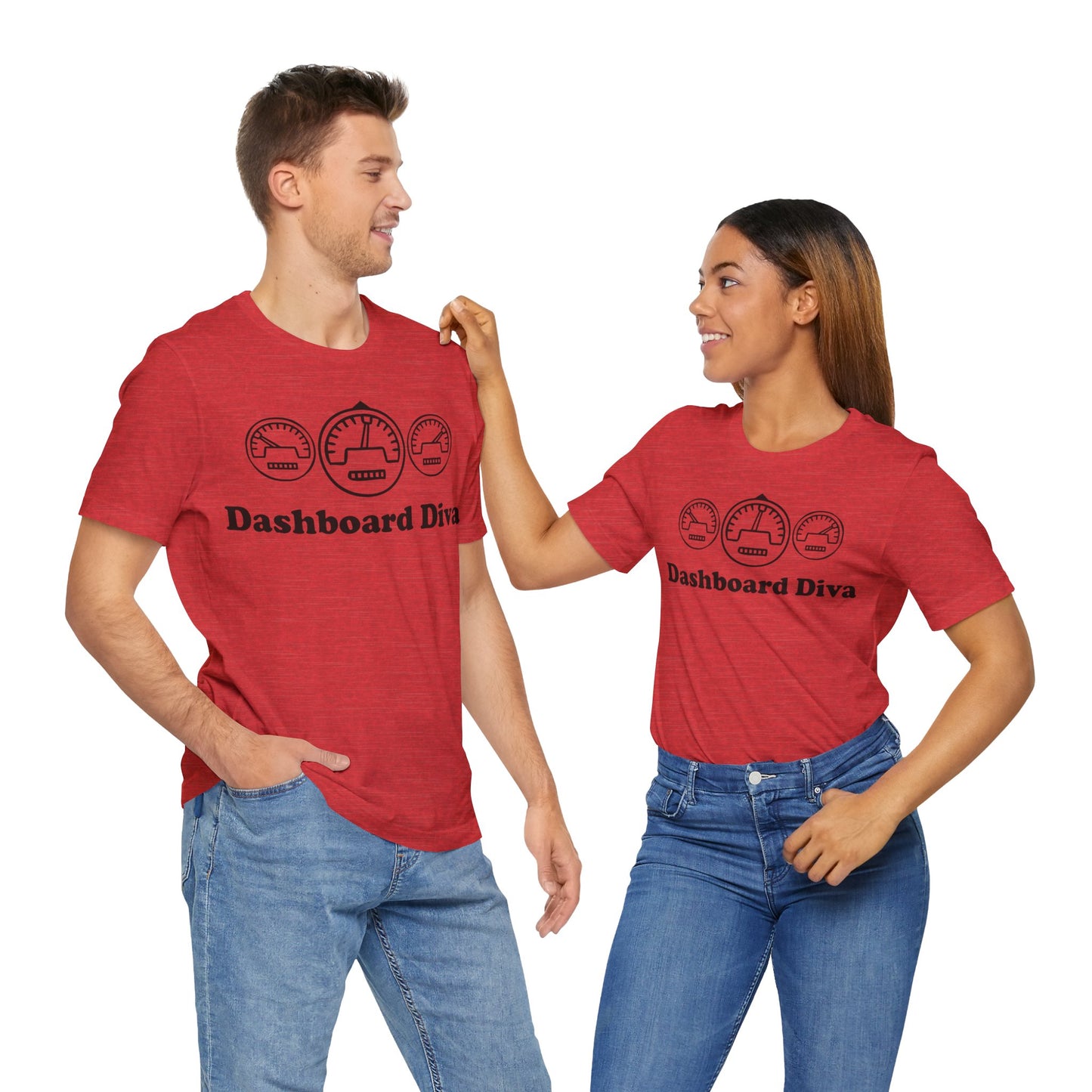 Dashboard Diva - Unisex Soft Heather T-Shirt