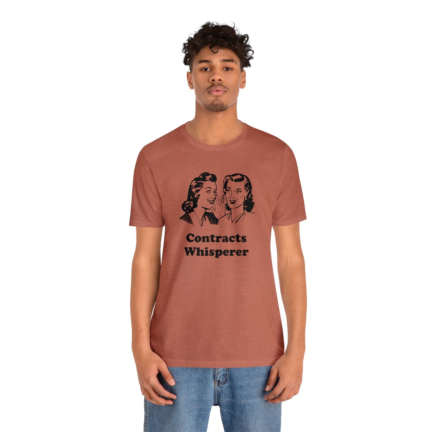 Contracts Whisperer - Unisex - Soft Heather T-Shirt