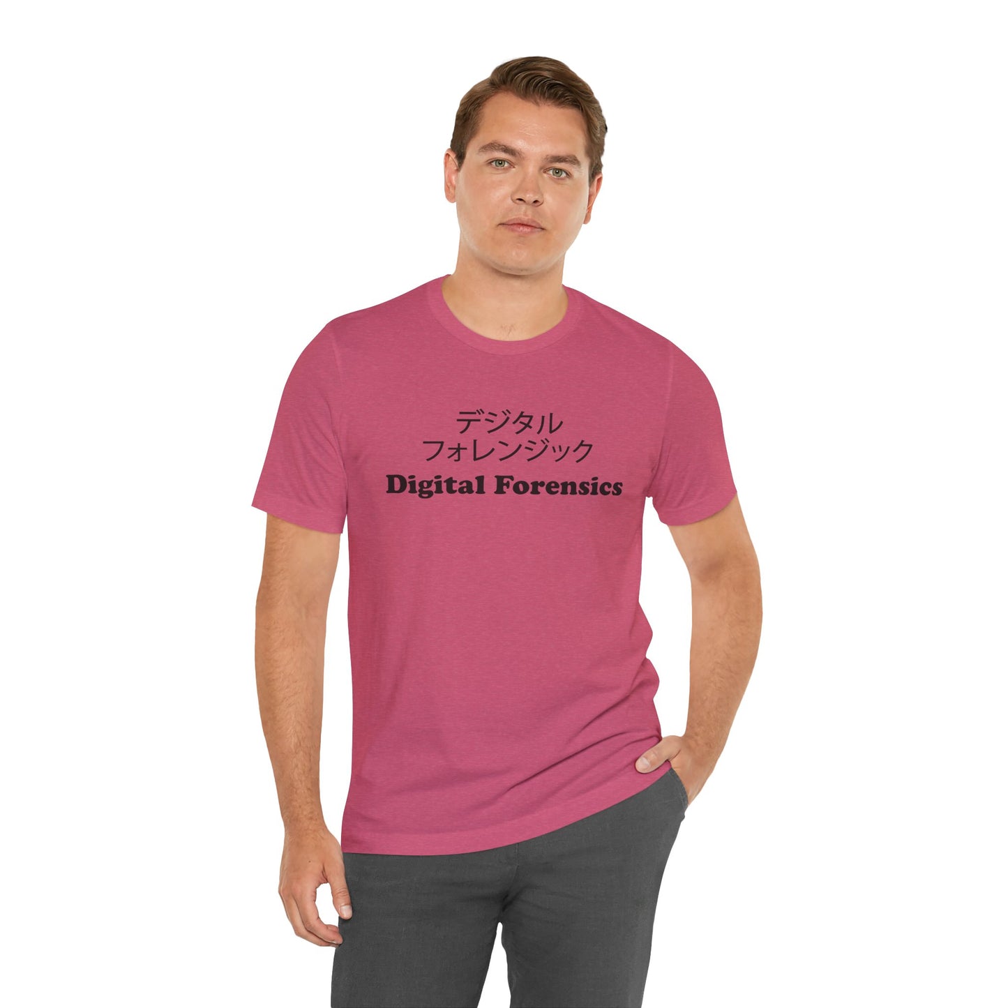 Japanese Digital Forensics - Unisex - Soft Heather T-Shirt