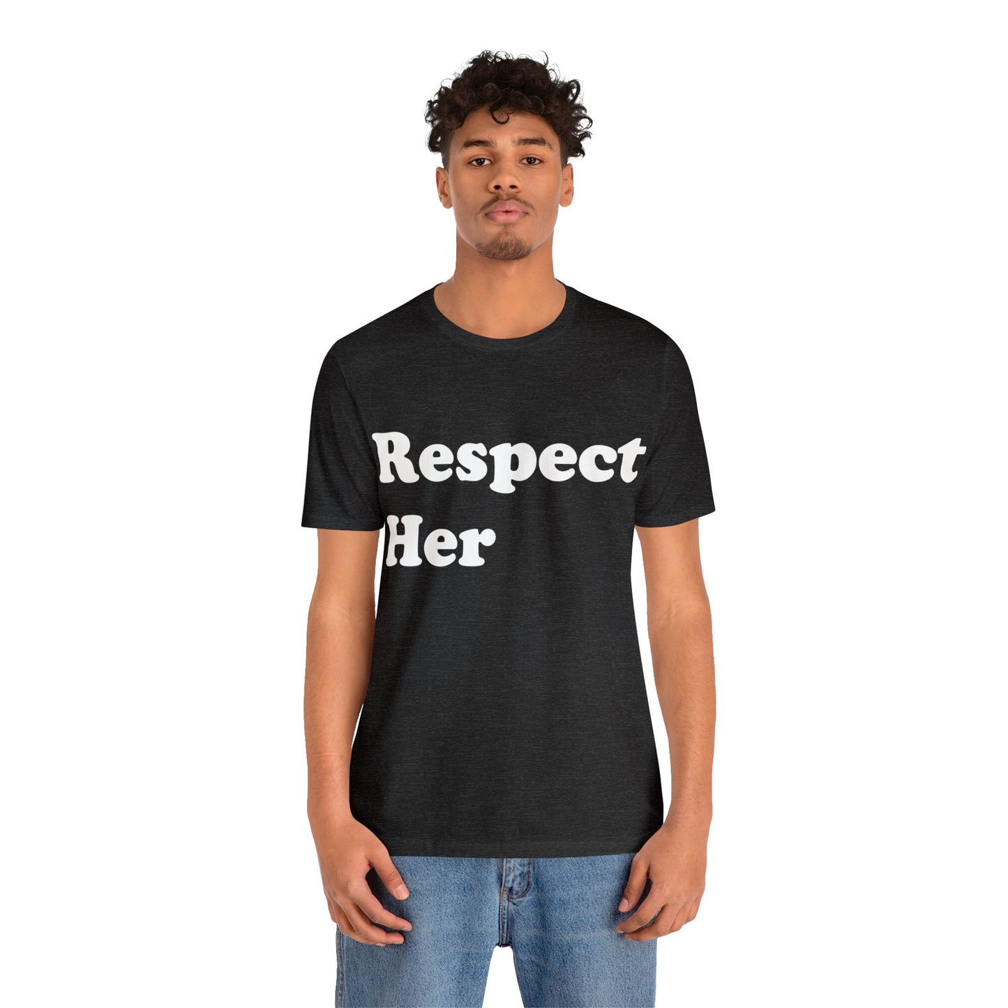 Respect Her - Unisex Soft Heather T-Shirt