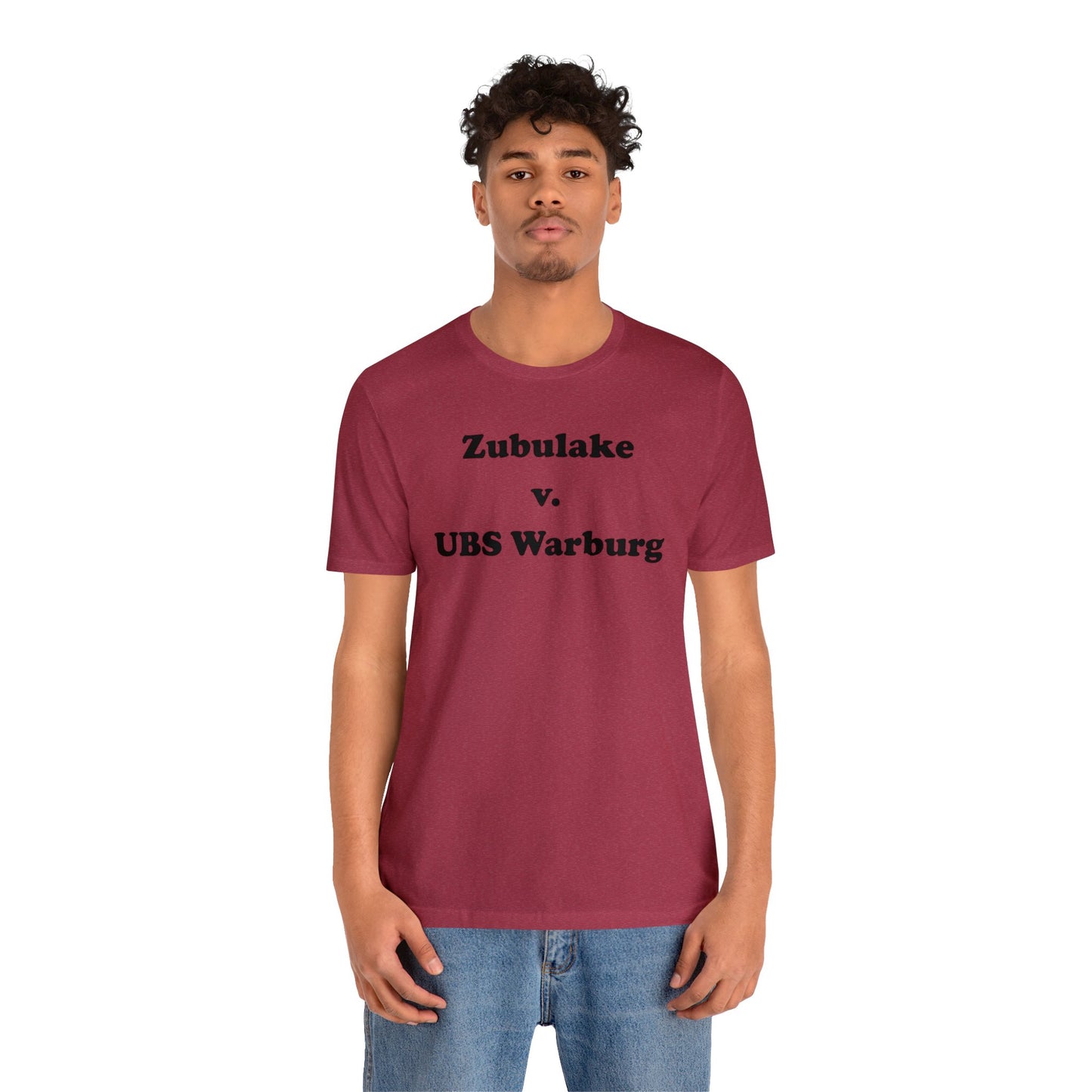 Zubulake v. UBS Warburg - Unisex - Soft Heather T-Shirt