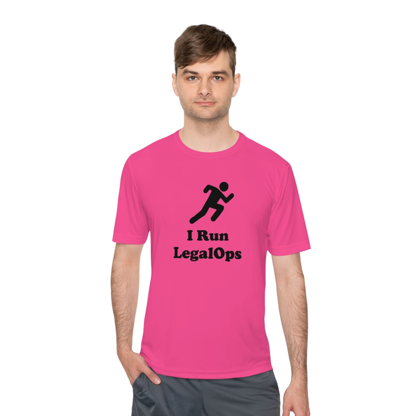 I Run LegalOps - Unisex Moisture Wicking Tee