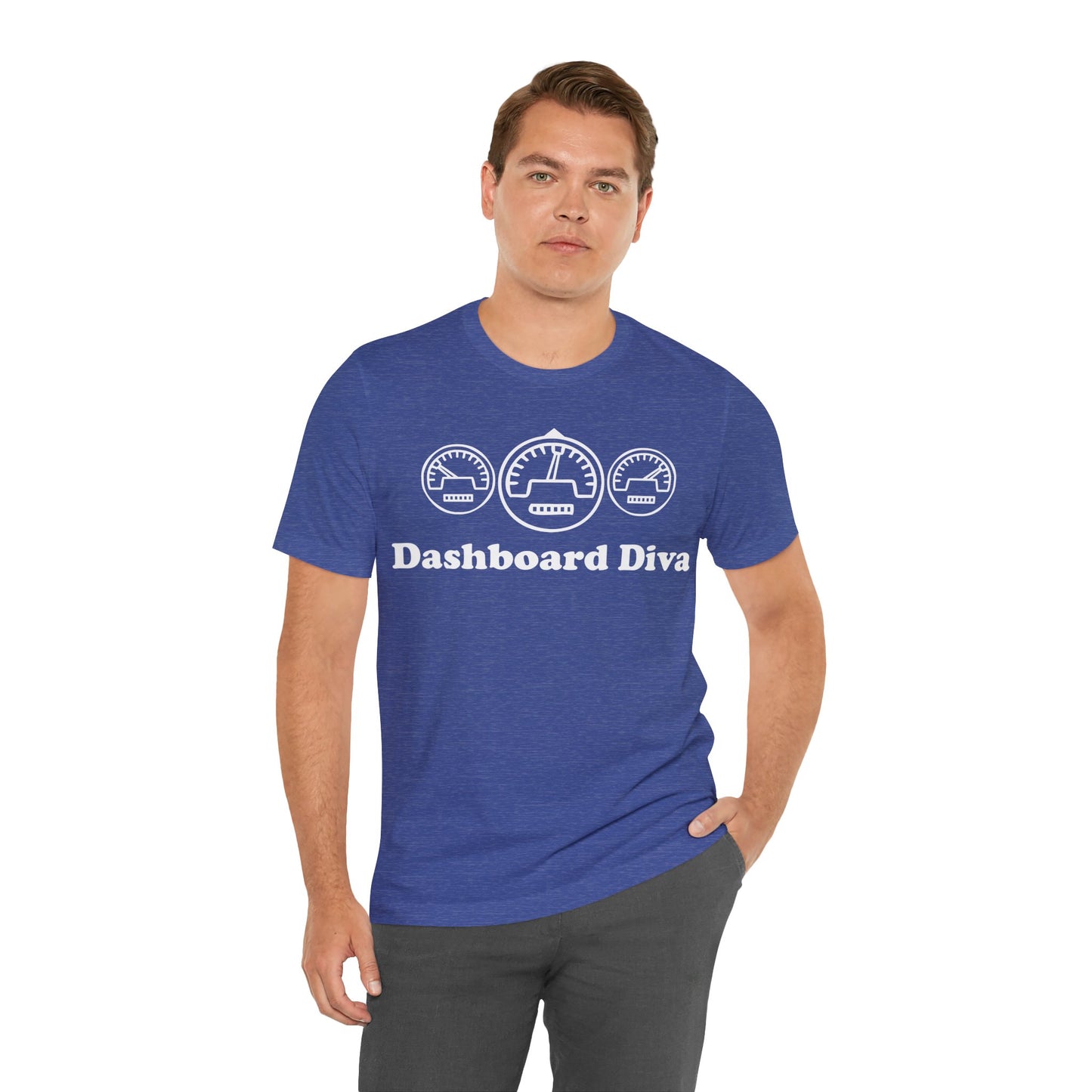 Dashboard Diva - Unisex Soft Heather T-Shirt