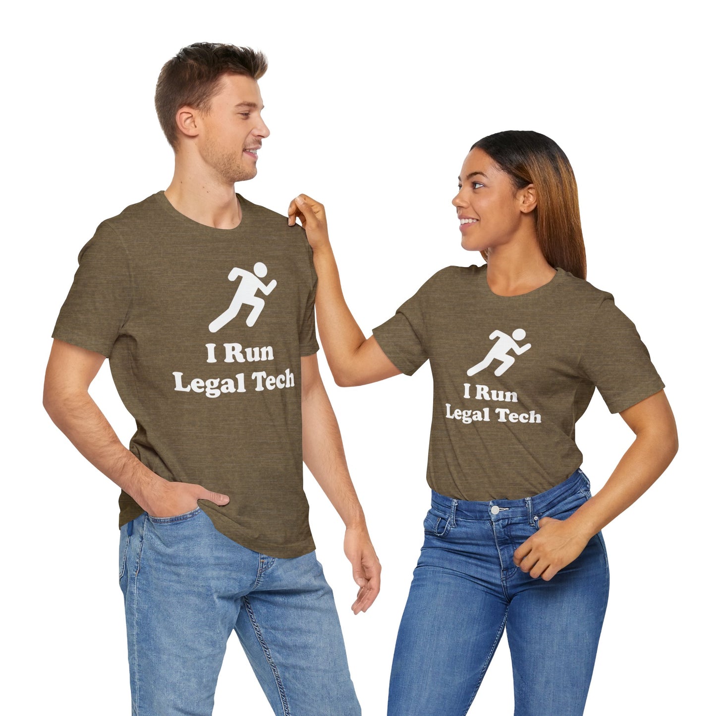 I Run Legal Tech - Unisex Soft Heather T-Shirt