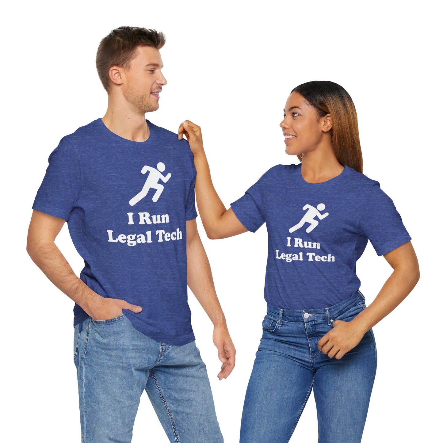 I Run Legal Tech - Unisex Soft Heather T-Shirt