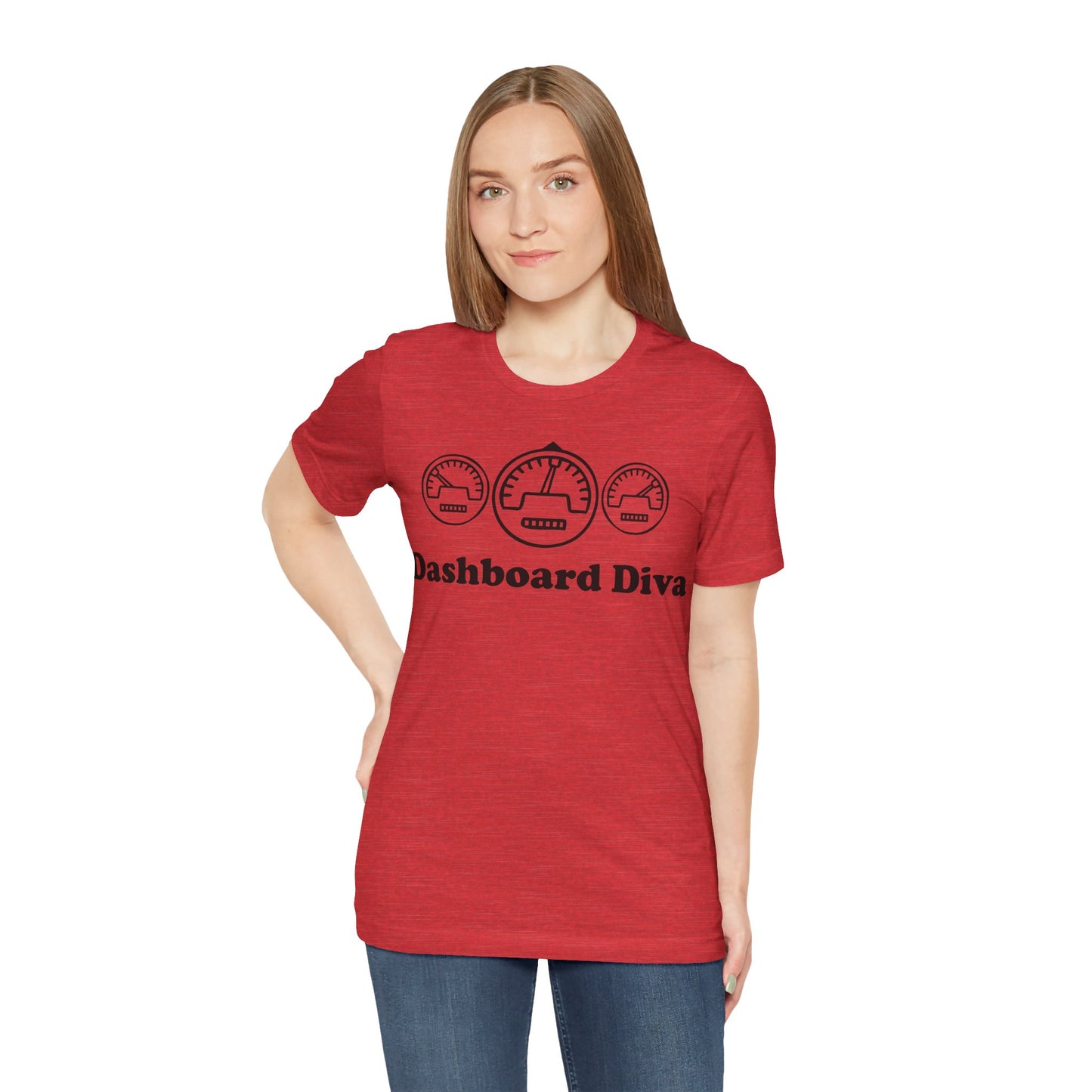 Dashboard Diva - Unisex Soft Heather T-Shirt