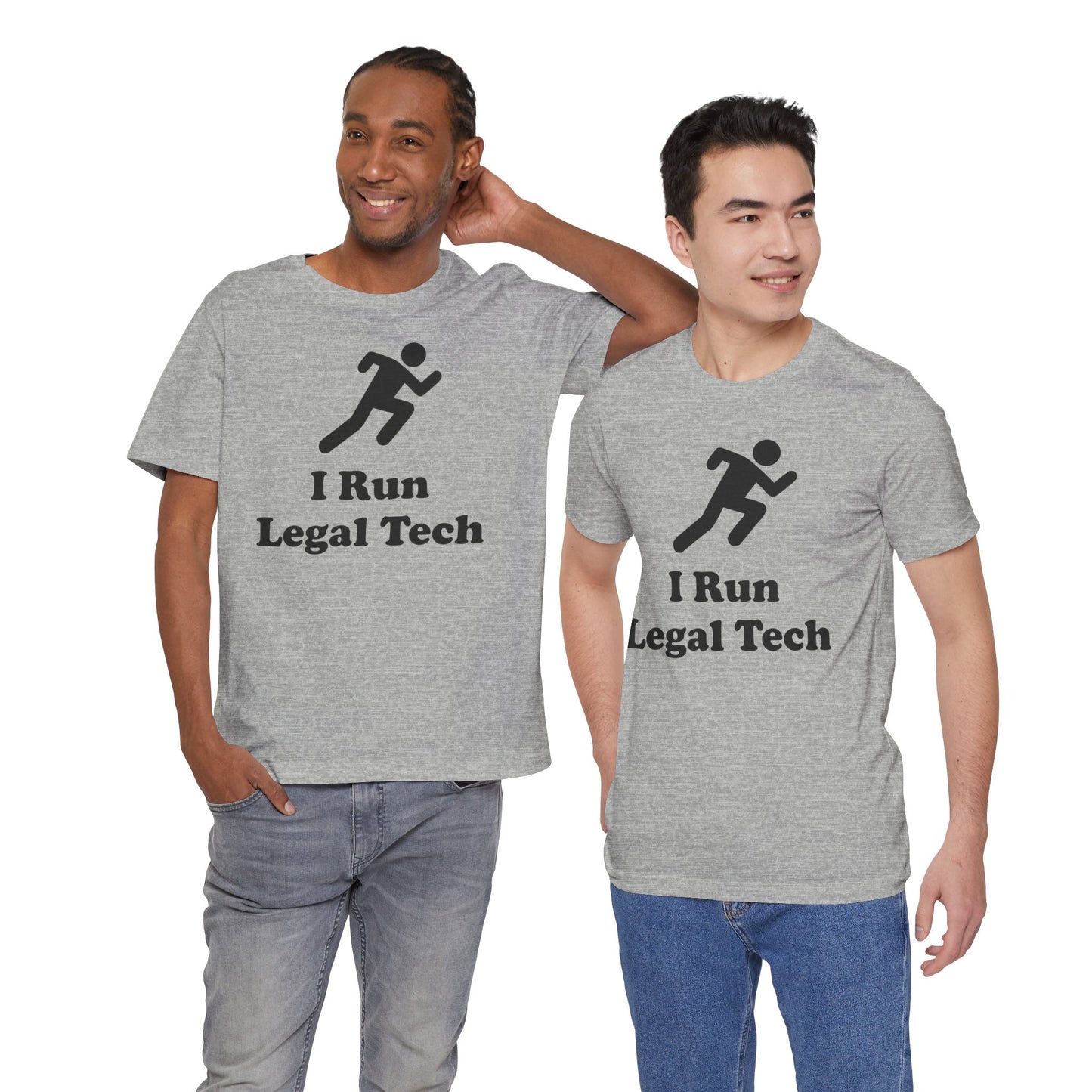 I Run Legal Tech - Unisex Soft Heather T-Shirt