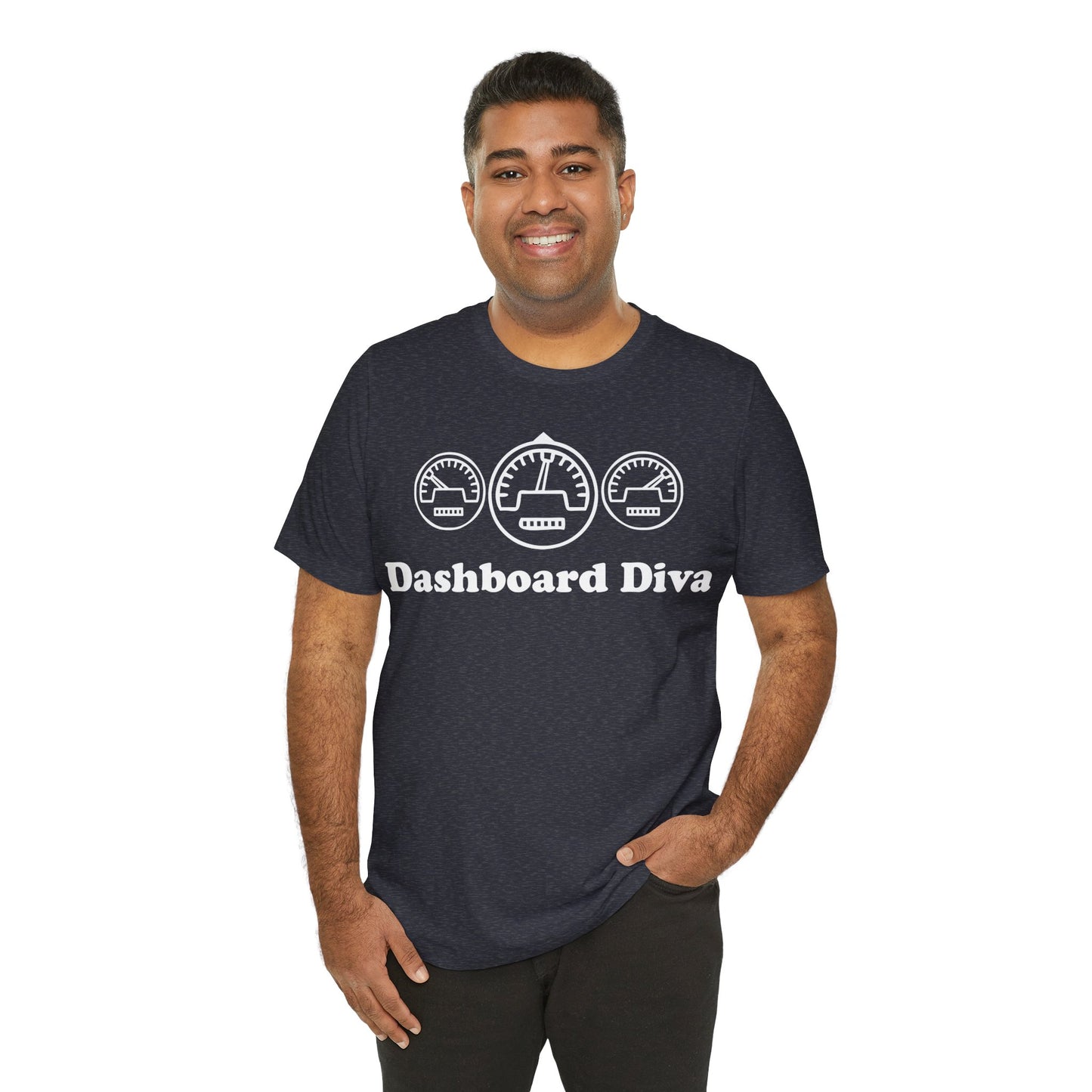 Dashboard Diva - Unisex Soft Heather T-Shirt