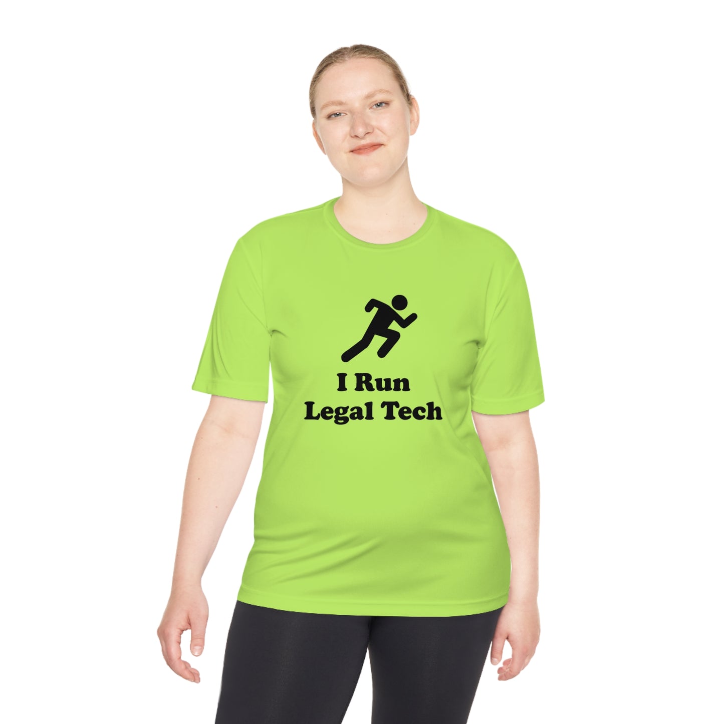 I Run Legal Tech - Unisex Moisture Wicking Tee