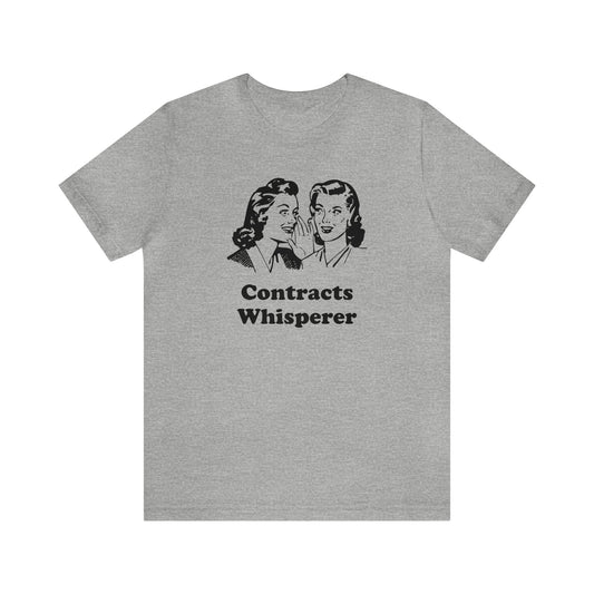 Contracts Whisperer - Unisex - Soft Heather T-Shirt