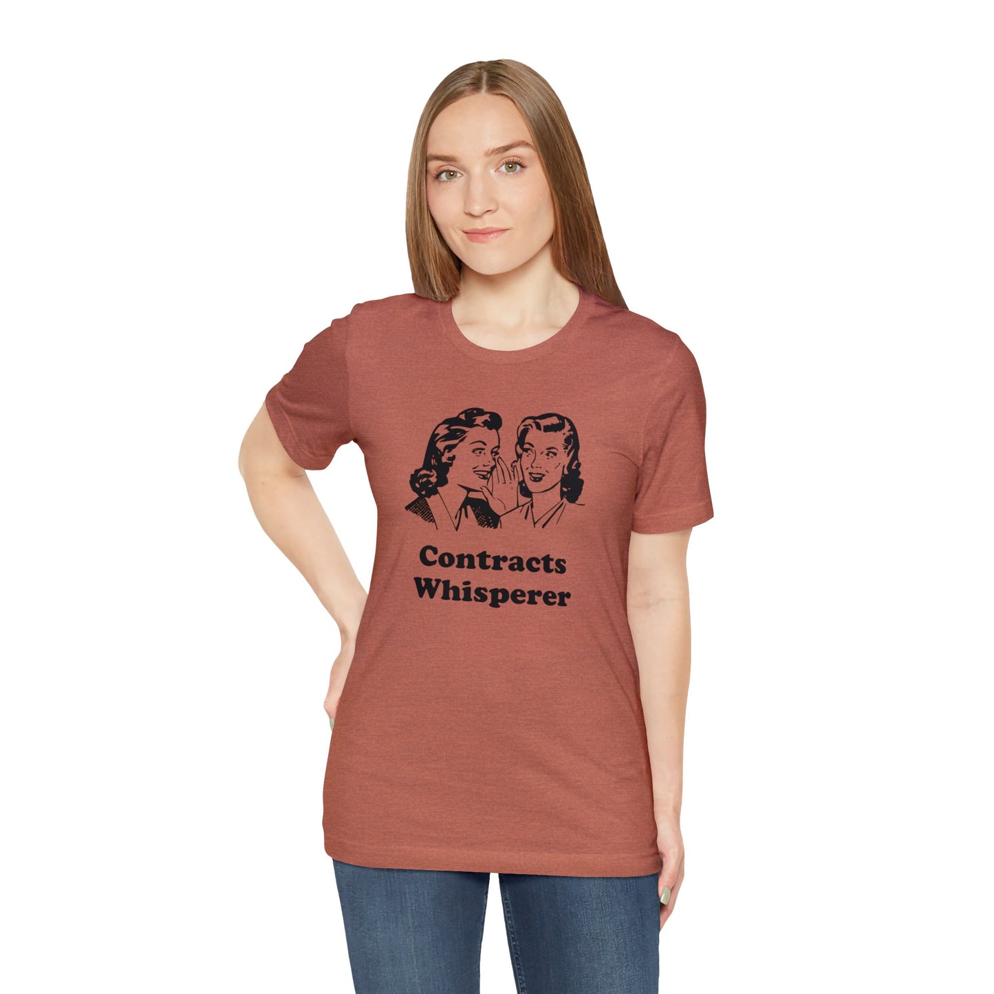 Contracts Whisperer - Unisex - Soft Heather T-Shirt