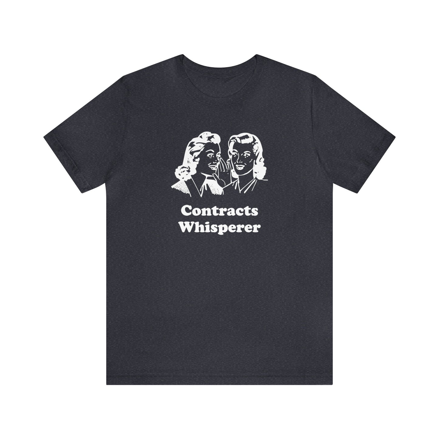 Contracts Whisperer - Unisex - Soft Heather T-Shirt