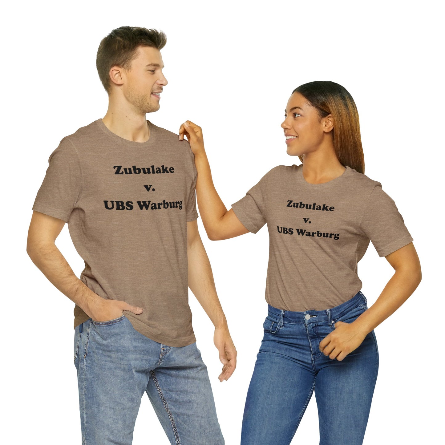 Zubulake v. UBS Warburg - Unisex - Soft Heather T-Shirt