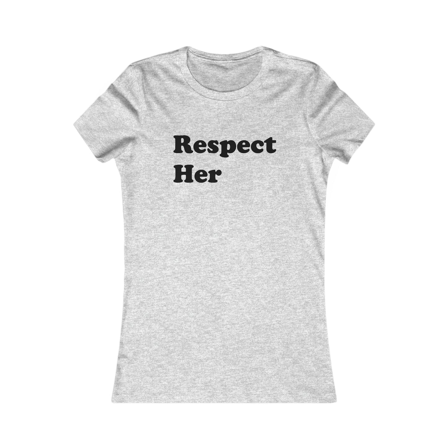 Respect Her - Women's - Soft Heather T-Shirt