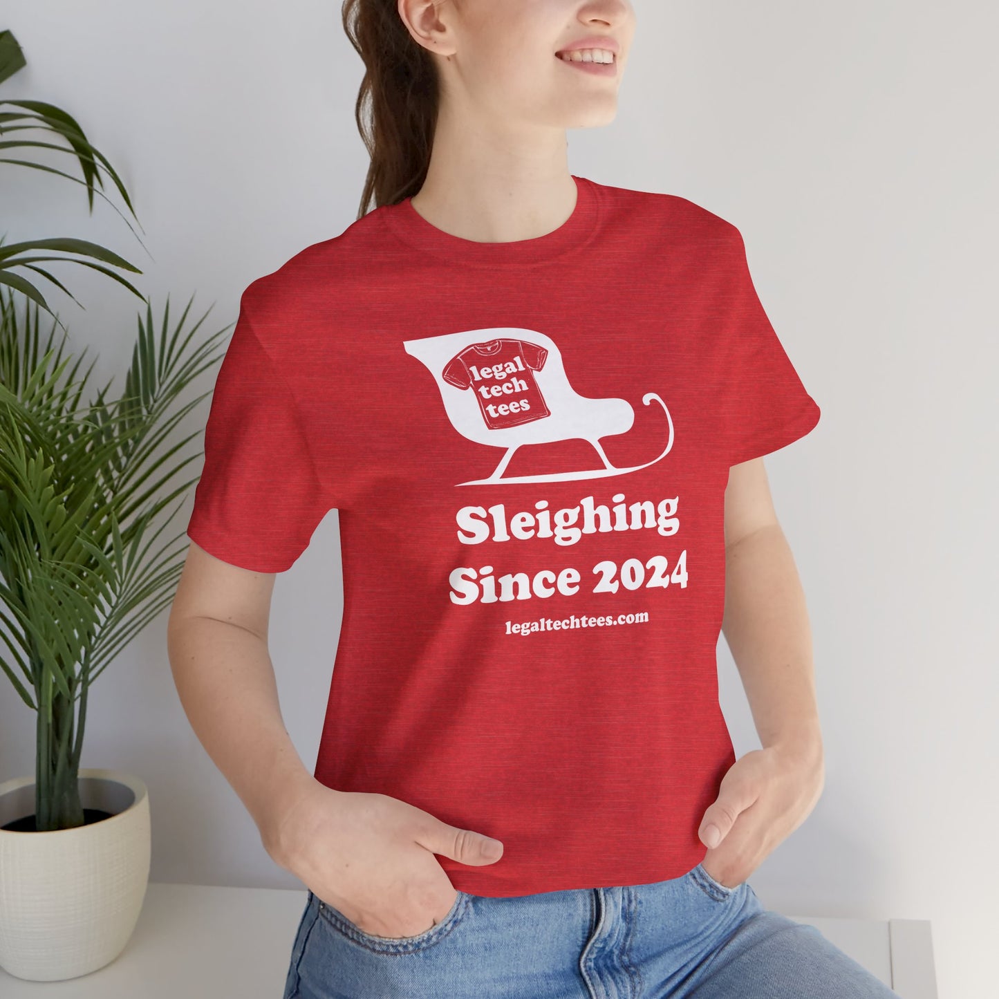 Sleighing Since 2024 - Unisex Soft Heather T-Shirt