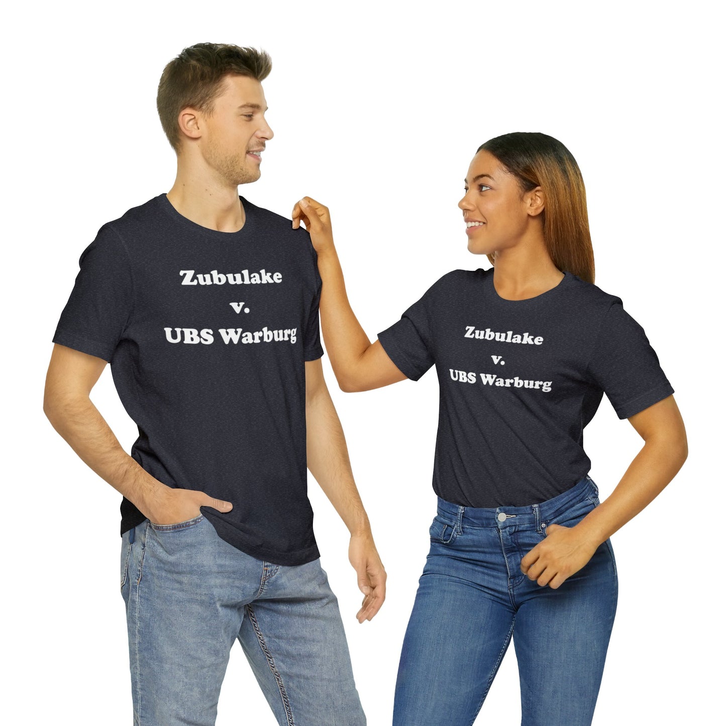 Zubulake v. UBS Warburg - Unisex - Soft Heather T-Shirt