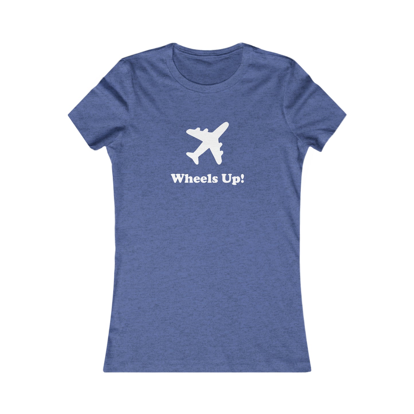 Wheels Up! - Women's - Soft Heather T-Shirt