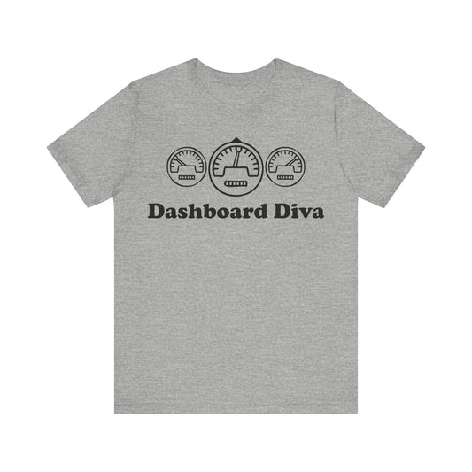 Dashboard Diva - Unisex Soft Heather T-Shirt