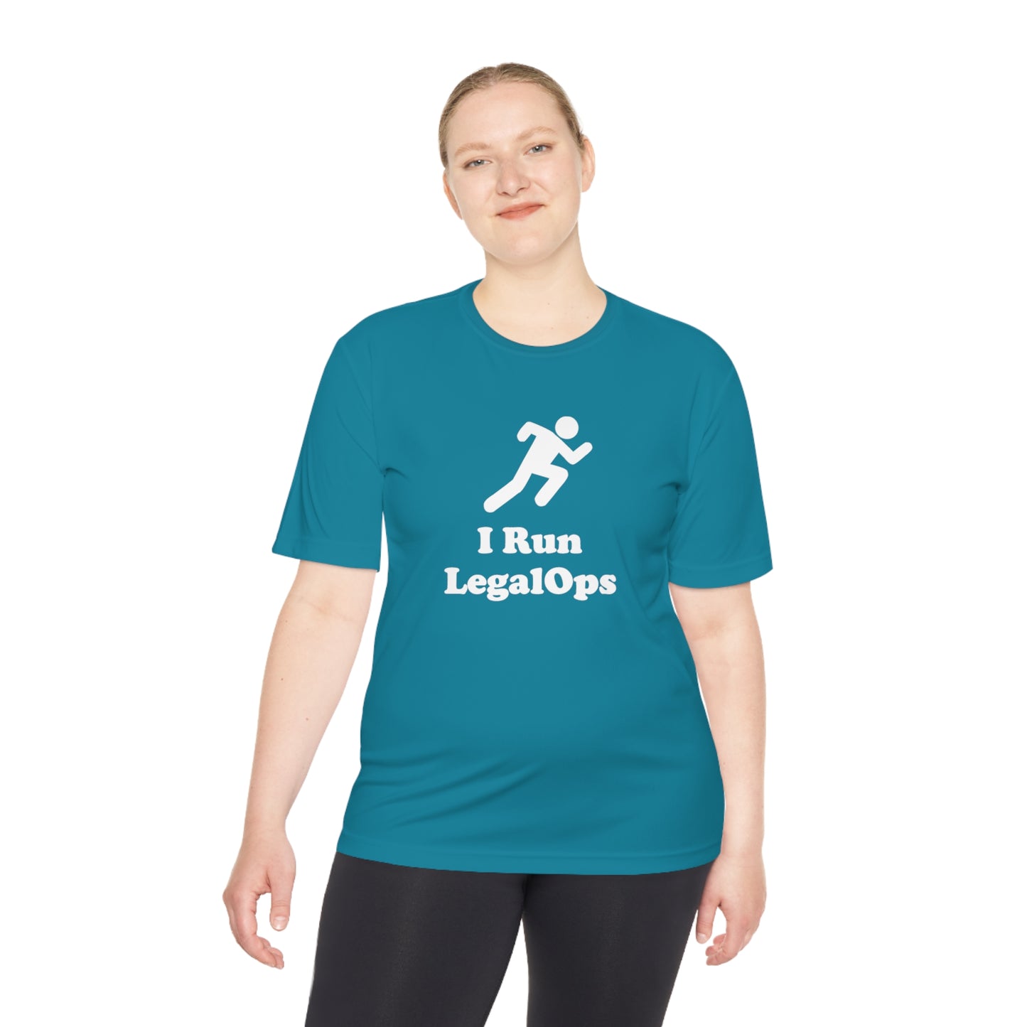 I Run LegalOps - Unisex Moisture Wicking Tee