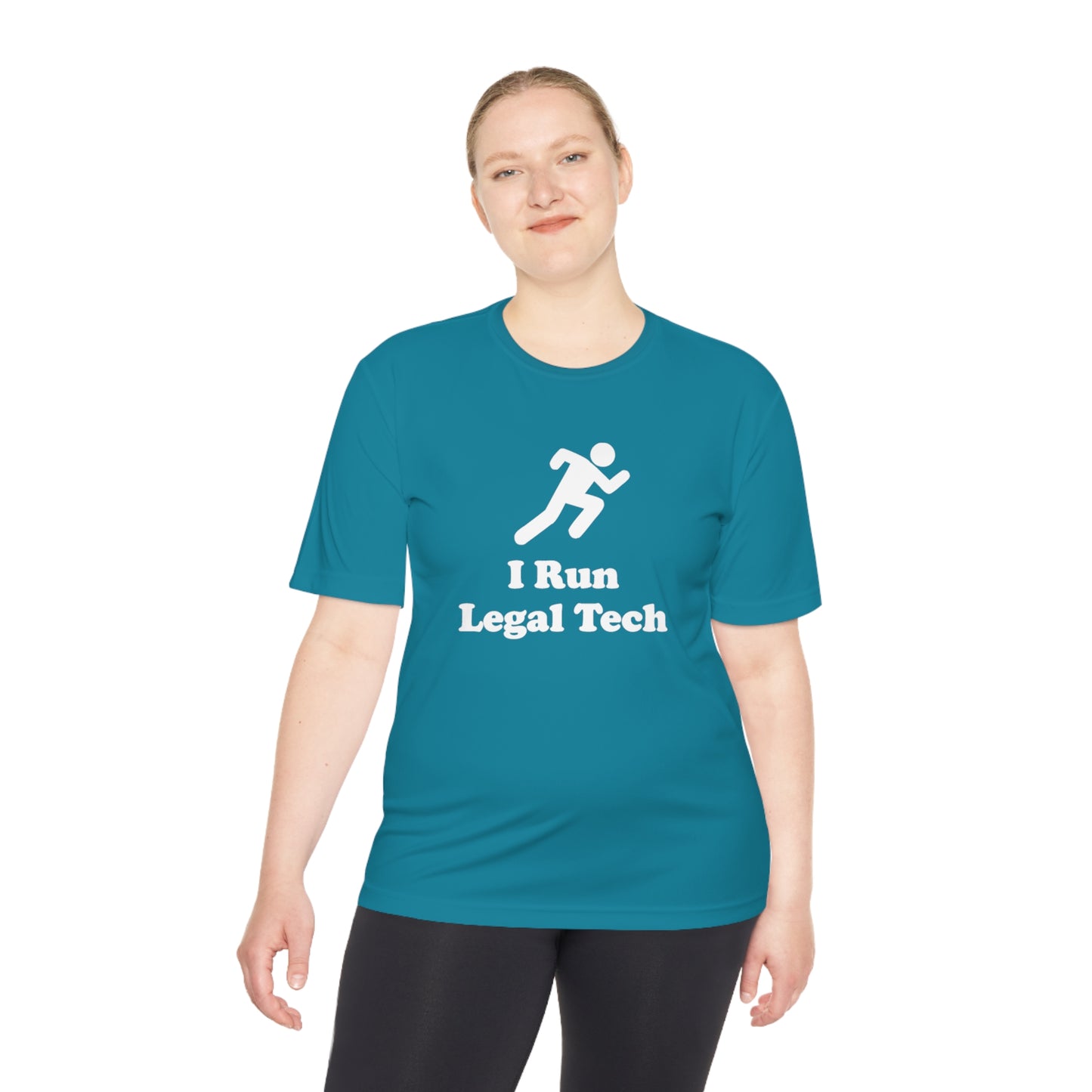 I Run Legal Tech - Unisex Moisture Wicking Tee