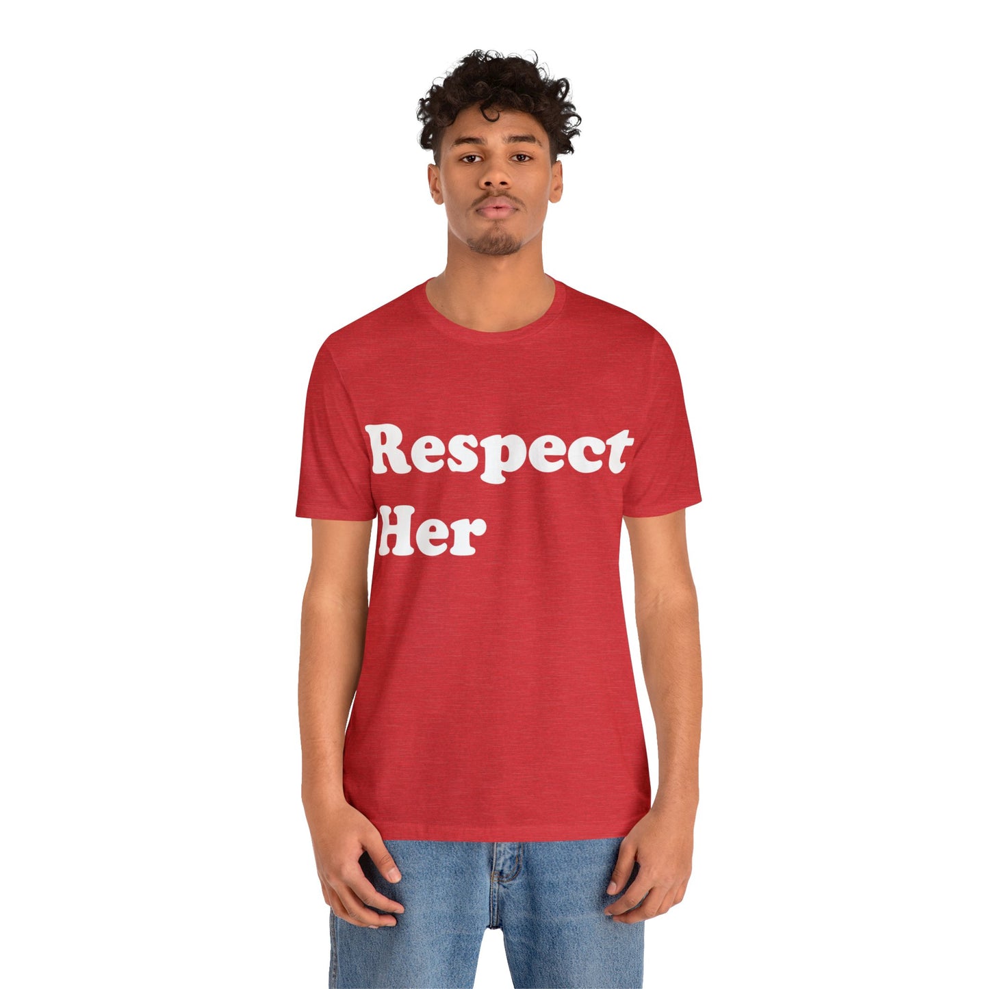 Respect Her - Unisex Soft Heather T-Shirt