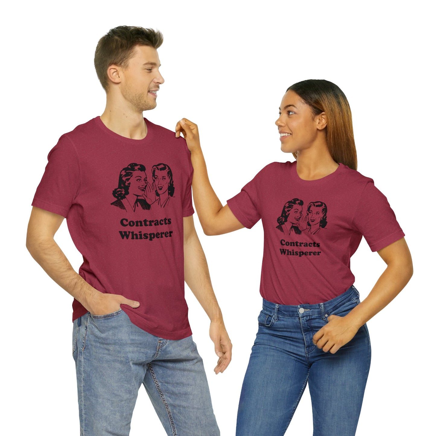 Contracts Whisperer - Unisex - Soft Heather T-Shirt