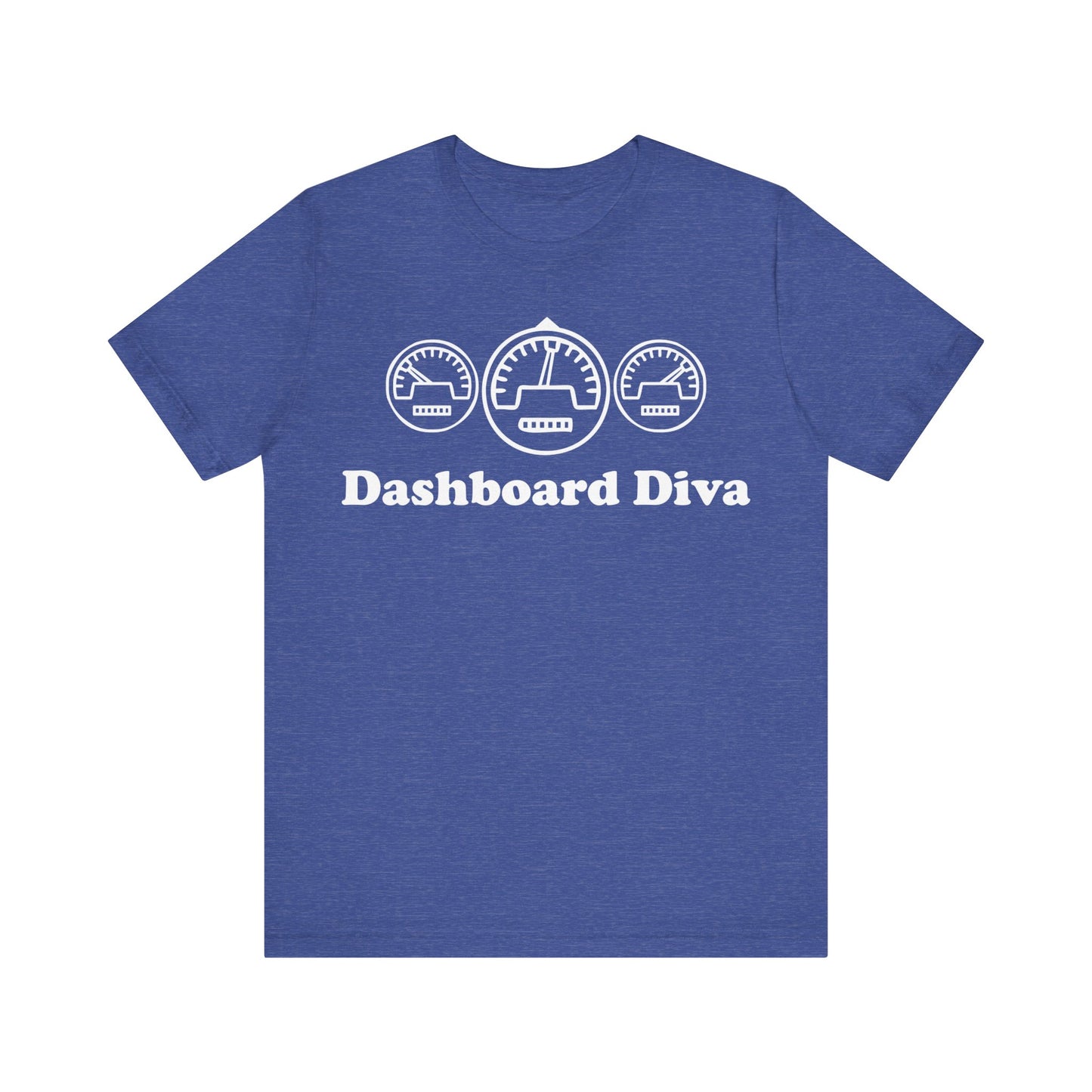 Dashboard Diva - Unisex Soft Heather T-Shirt