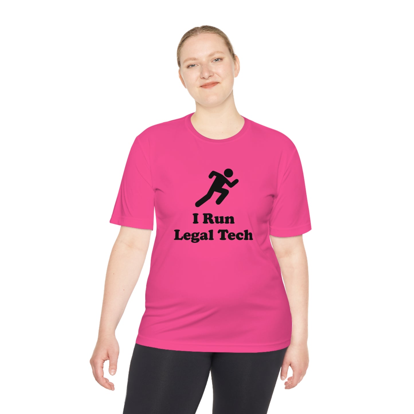 I Run Legal Tech - Unisex Moisture Wicking Tee