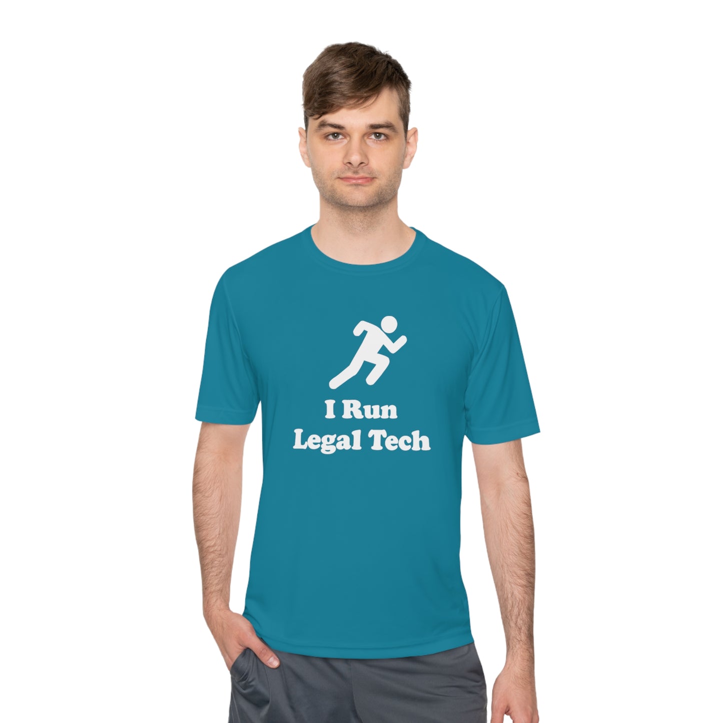 I Run Legal Tech - Unisex Moisture Wicking Tee