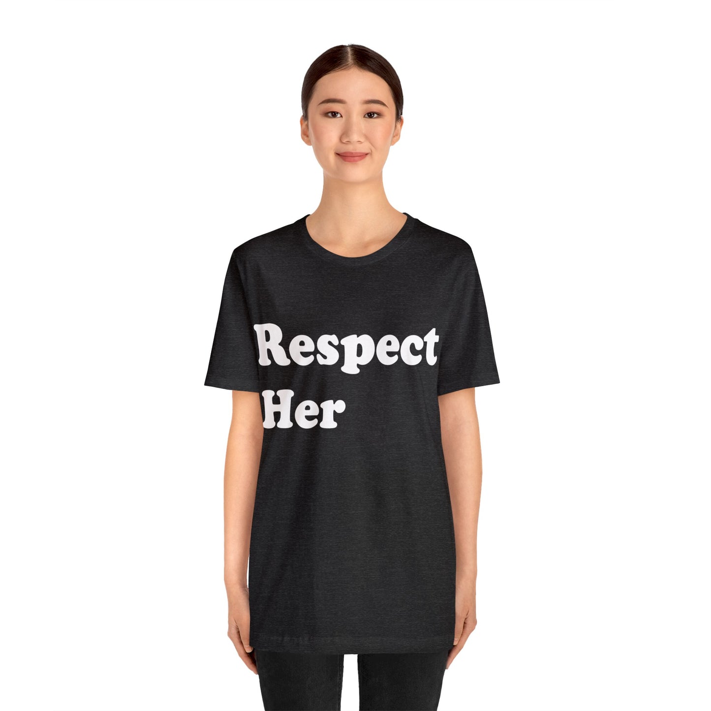 Respect Her - Unisex Soft Heather T-Shirt