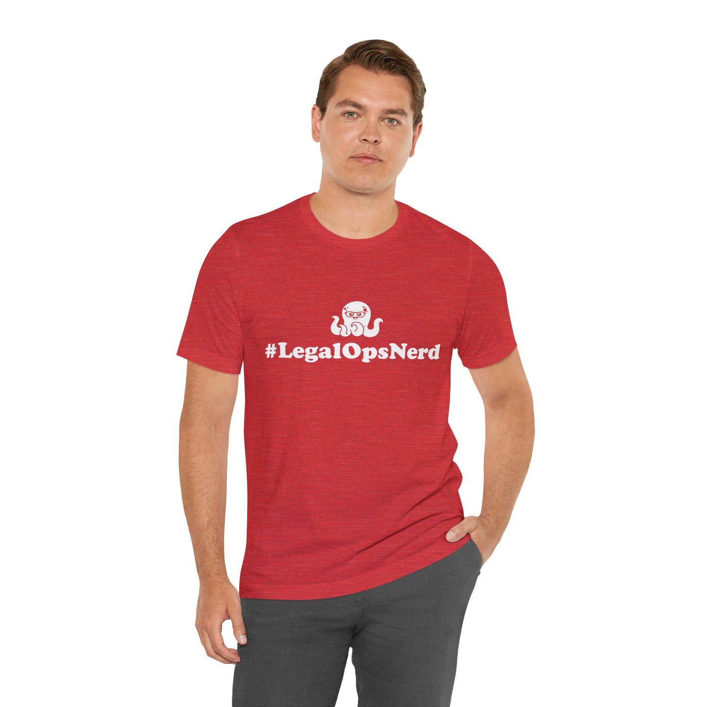 CLOCtopus Nerd - Unisex Soft Heather T-Shirt