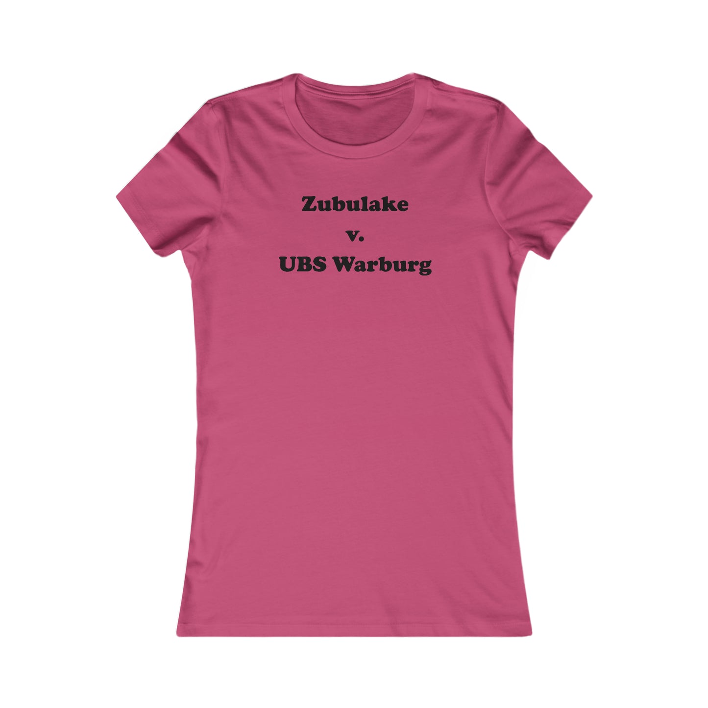 Zubulake v. UBS Warburg - Women's - Soft Heather T-Shirt