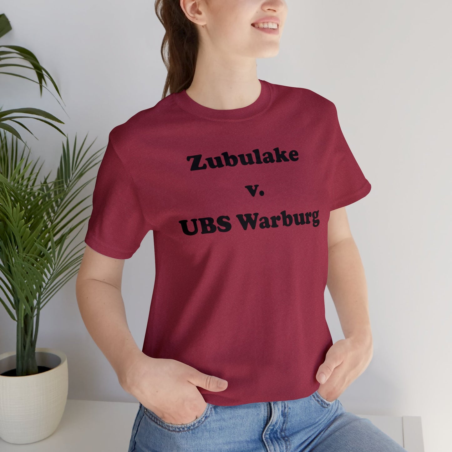 Zubulake v. UBS Warburg - Unisex - Soft Heather T-Shirt