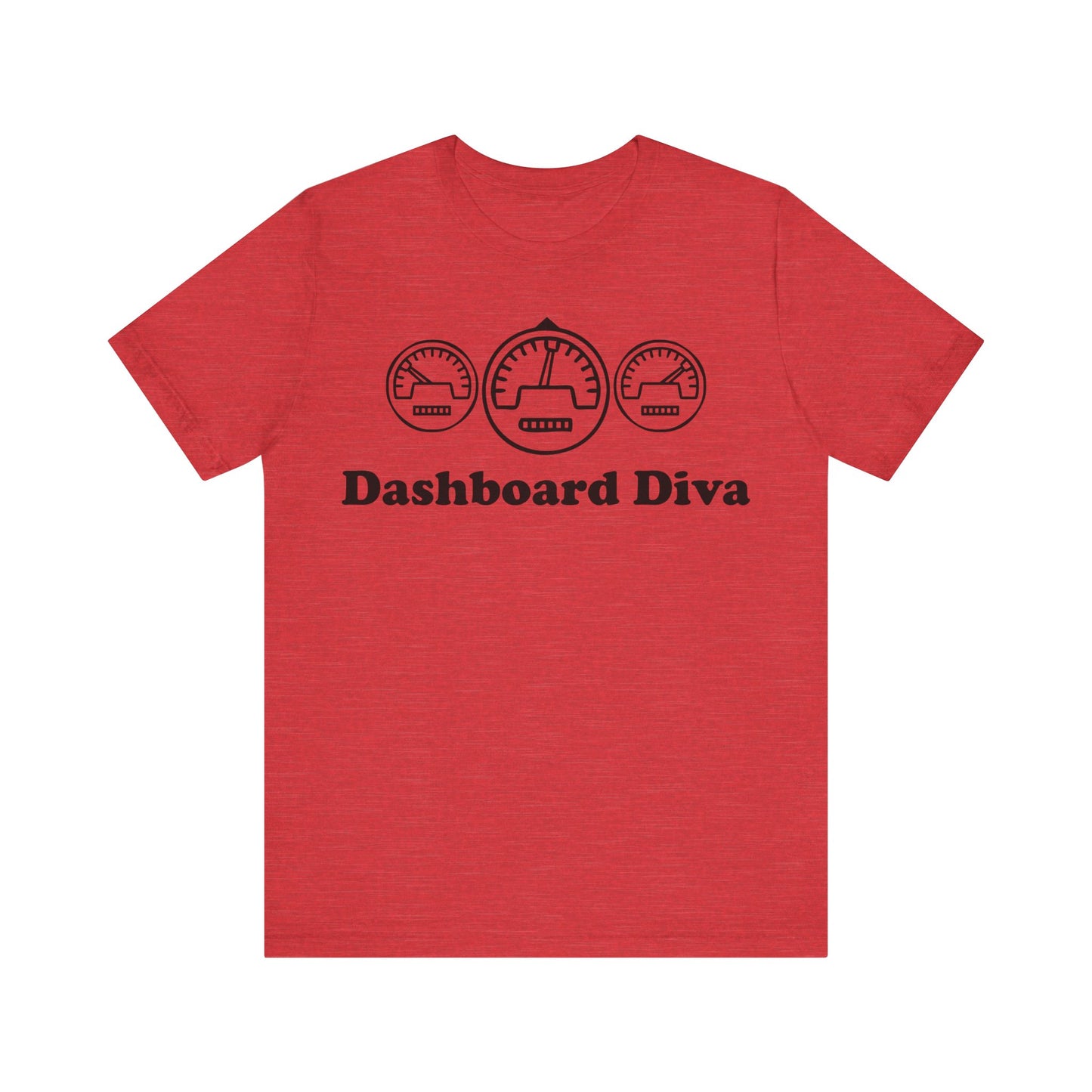 Dashboard Diva - Unisex Soft Heather T-Shirt