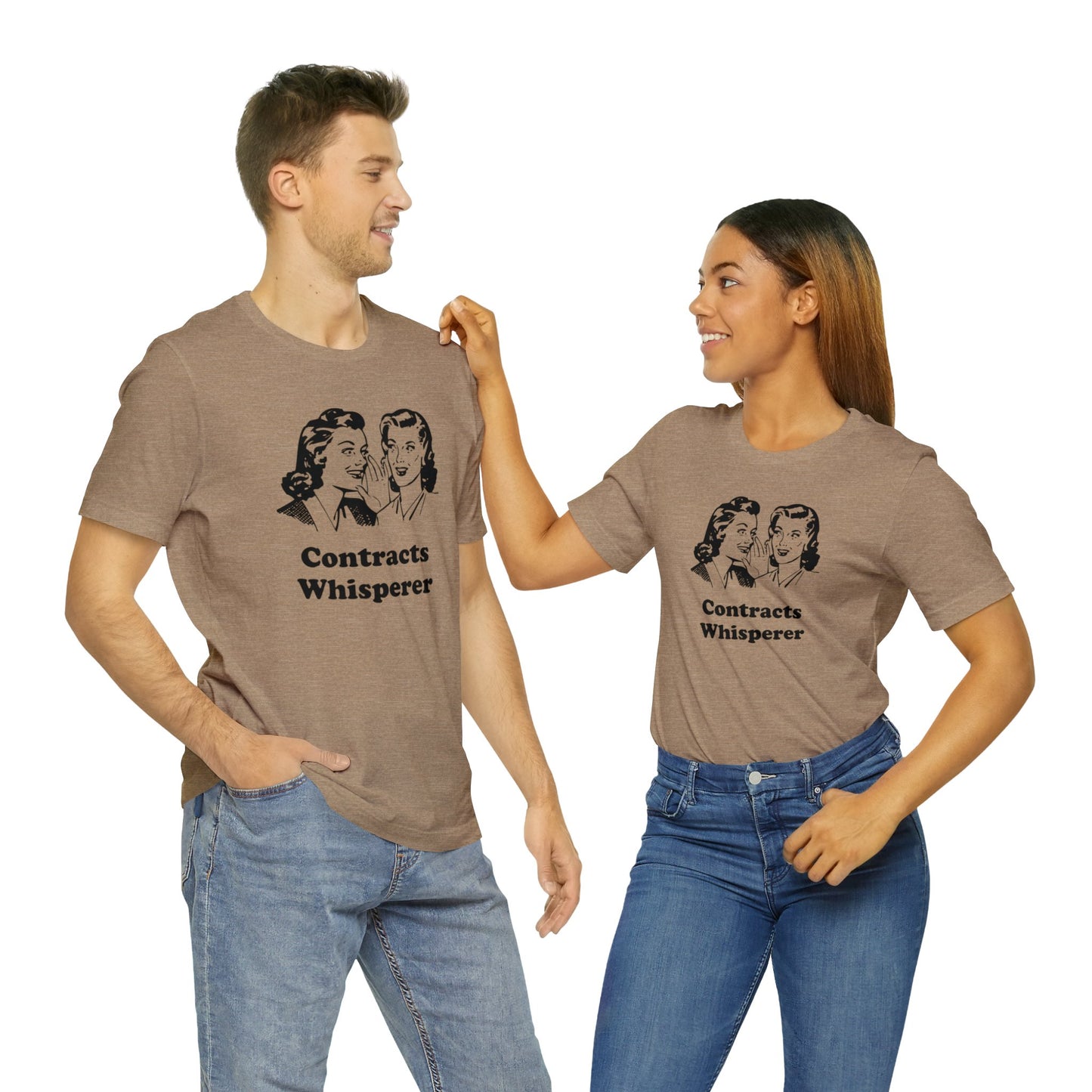 Contracts Whisperer - Unisex - Soft Heather T-Shirt